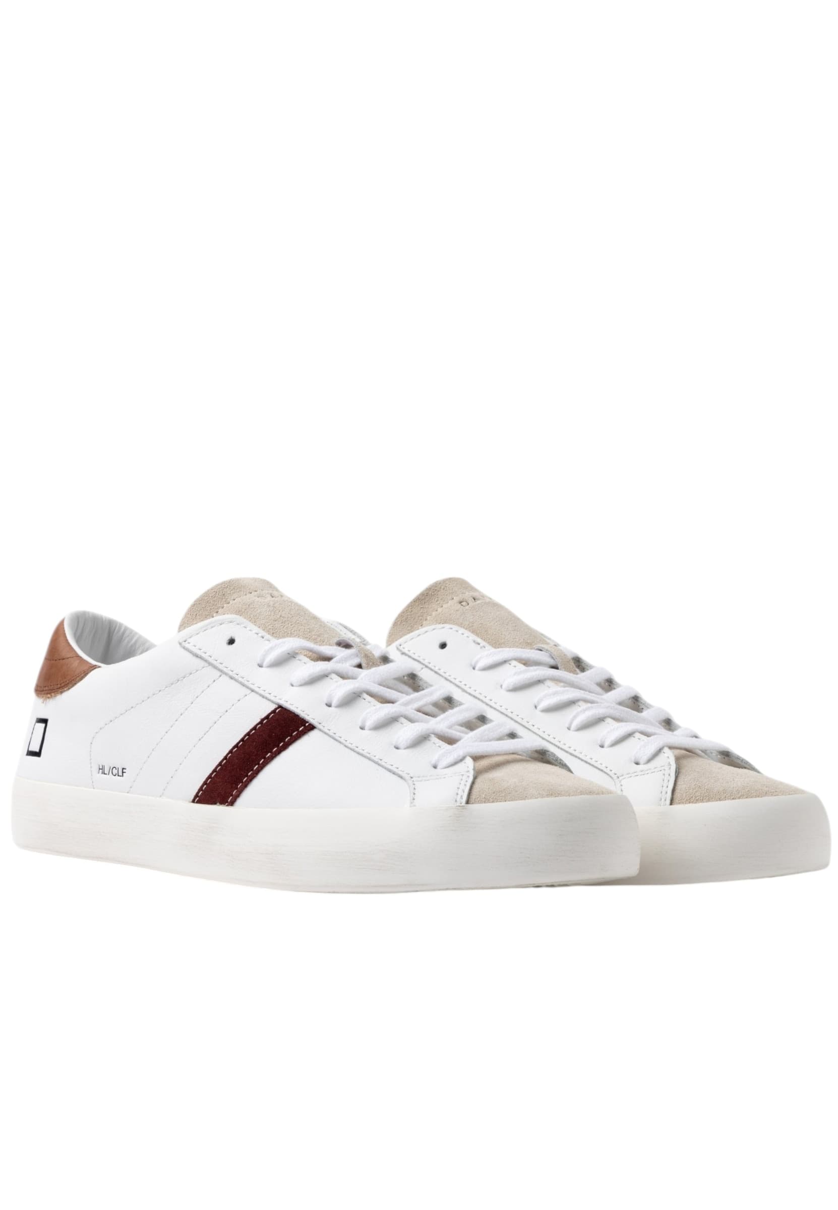 D.A.T.E. m431-hl-ca-wi DATE Uomo Pelle Bianco - 2