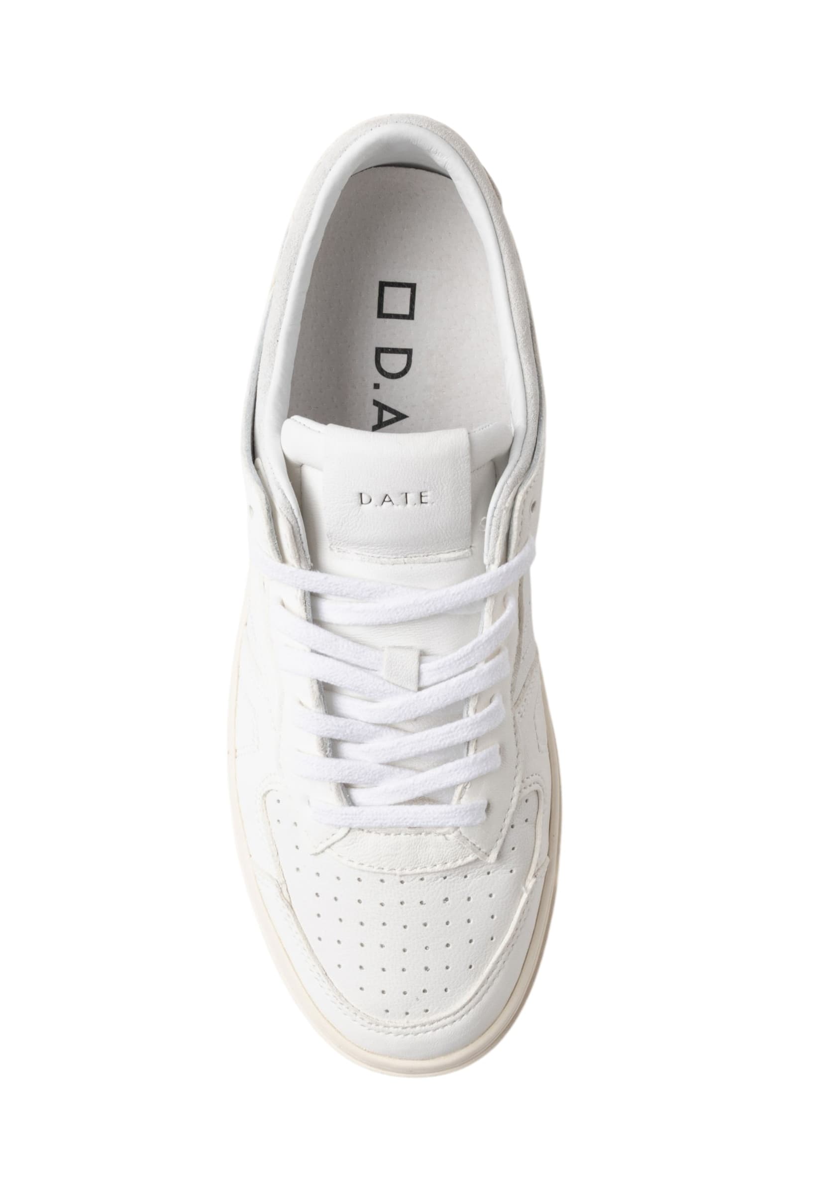 D.A.T.E. m431-to-nz-wh DATE Uomo Pelle Bianco - 4