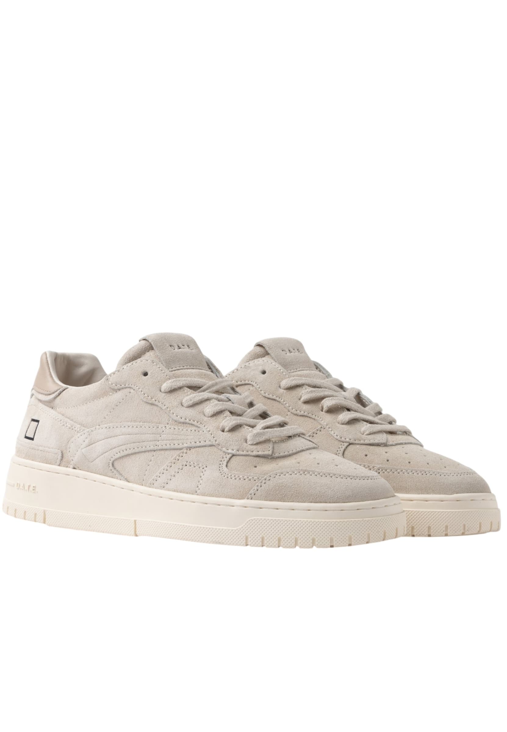 D.A.T.E. m431-tp-mn-bi DATE Uomo Camoscio Beige - 2