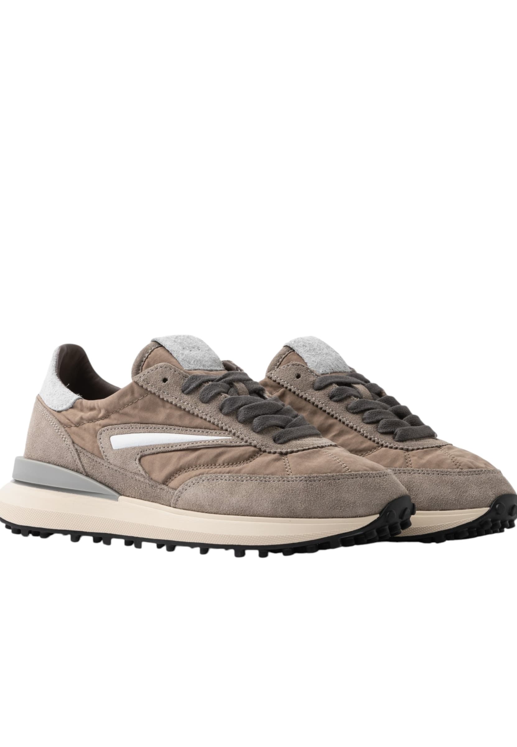 D.A.T.E. m431-at-tc-ta DATE Uomo Camoscio Beige - 2