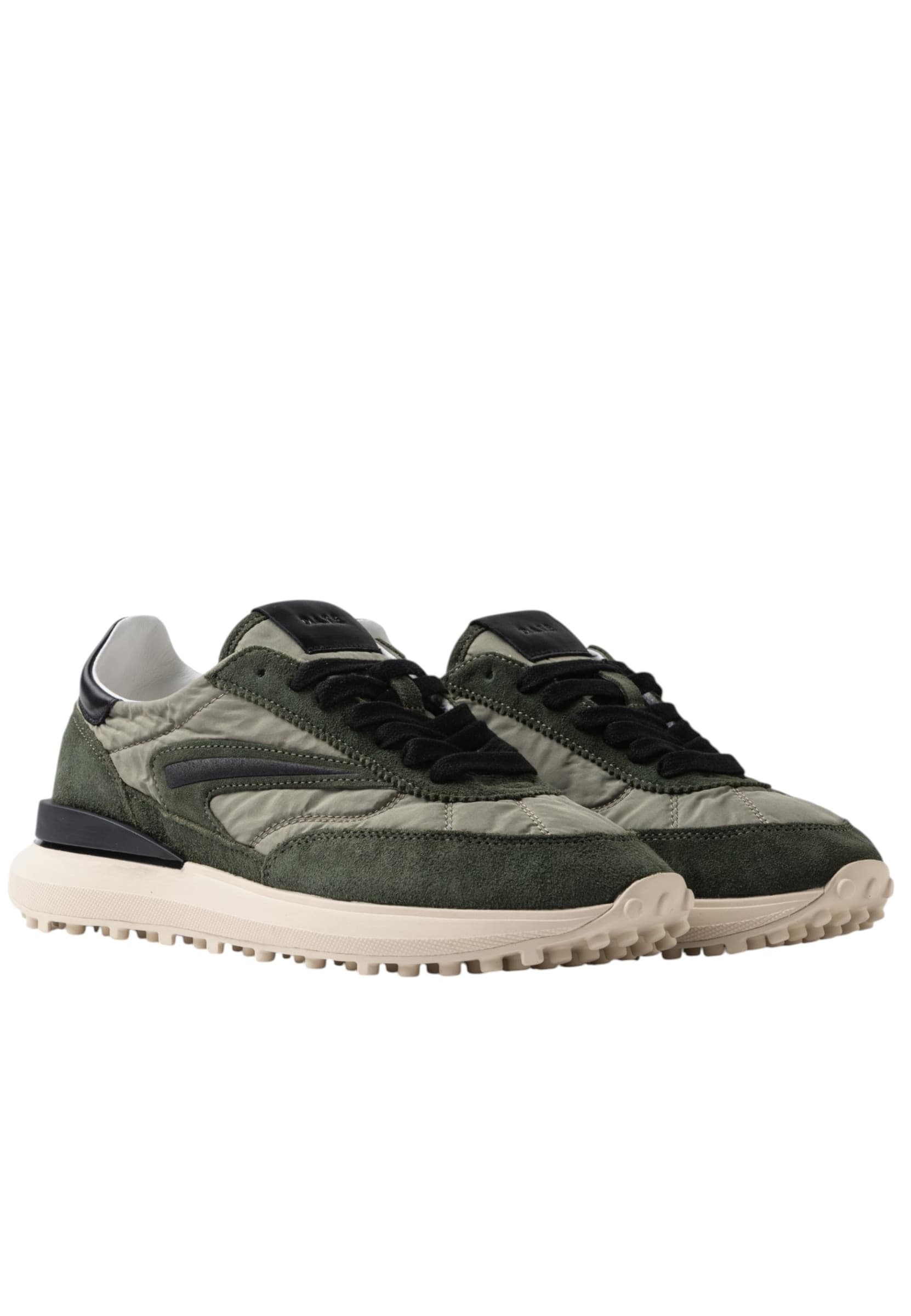 D.A.T.E. m431-at-ny-ar DATE Uomo Camoscio Verde - 2