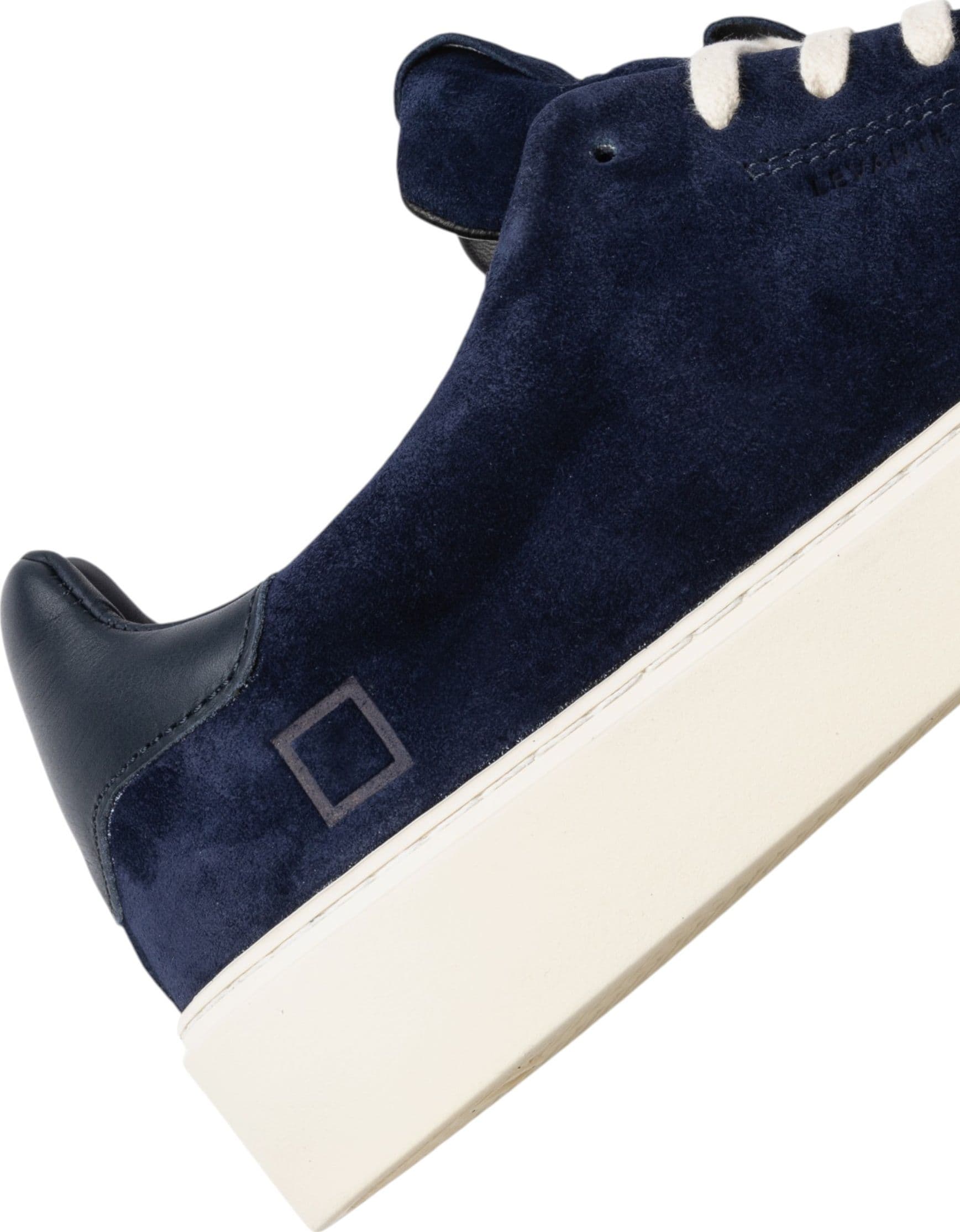 D.A.T.E. m431-lv-sd-bl DATE Uomo Camoscio Blu - 3