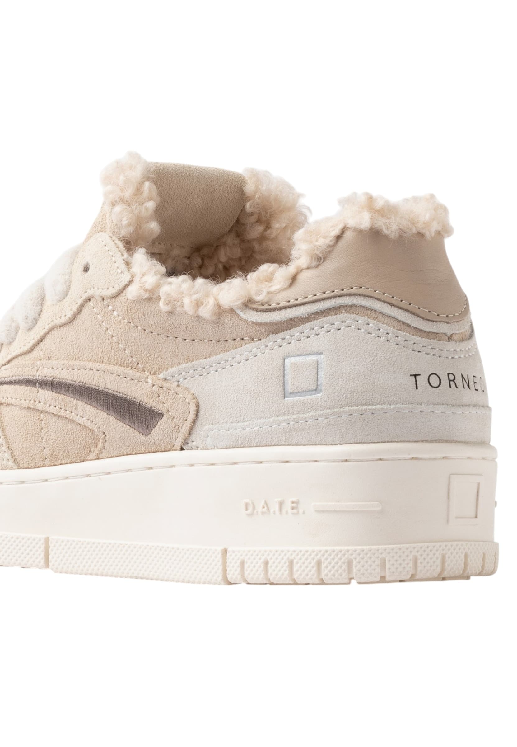 D.A.T.E. w431-tp-mn-bi DATE Donna Camoscio Beige - 3