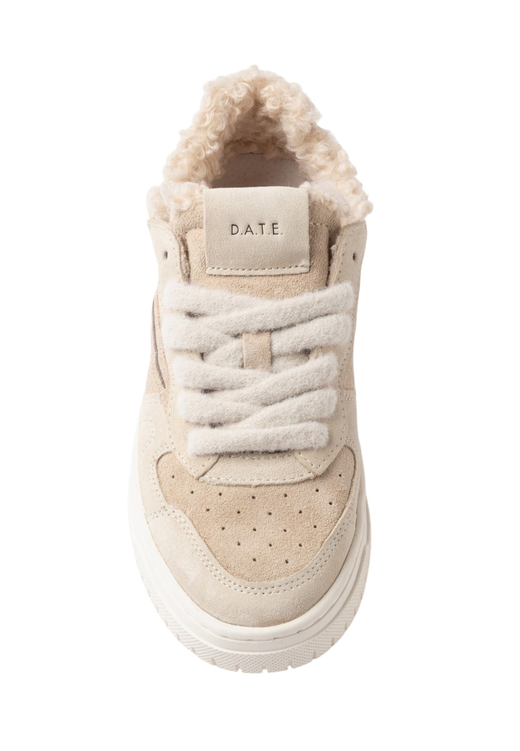 D.A.T.E. w431-tp-mn-bi DATE Donna Camoscio Beige - 4