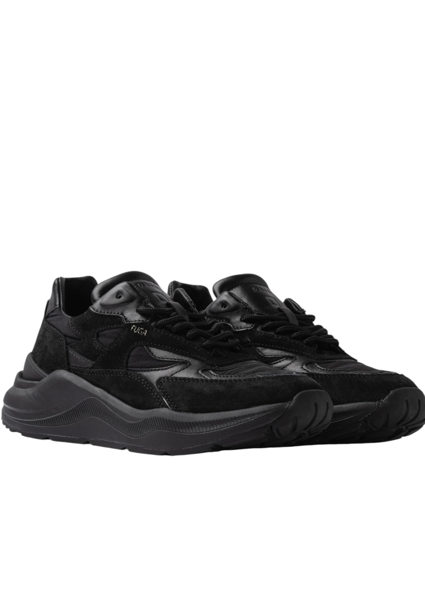 D.A.T.E. w431-fg-sh-bk DATE Donna Camoscio Nero - 2