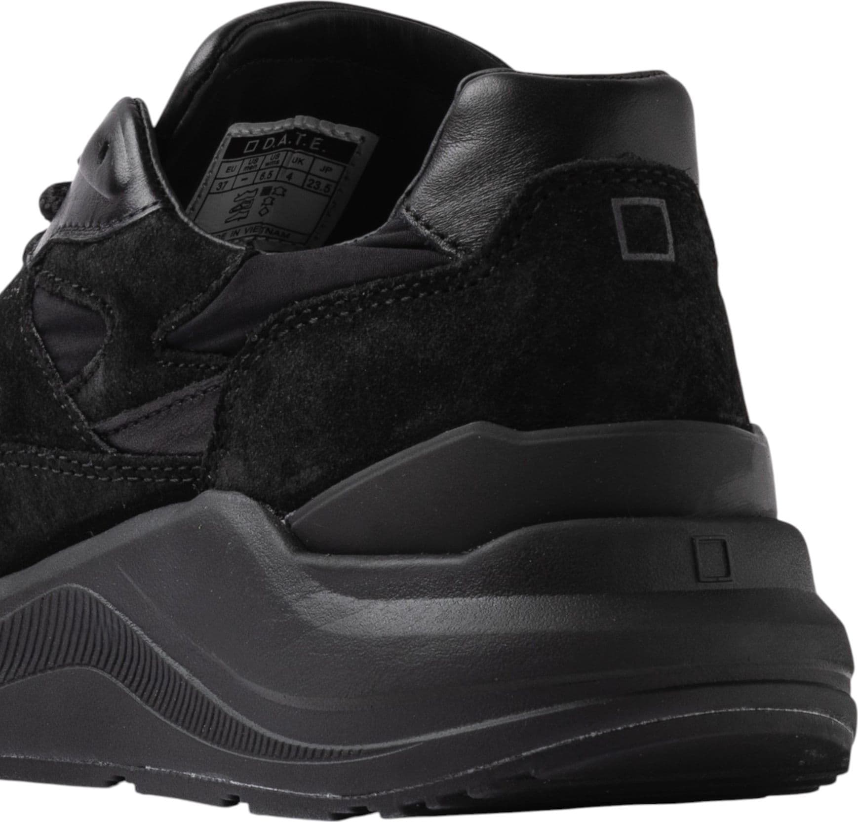 D.A.T.E. w431-fg-sh-bk DATE Donna Camoscio Nero - 3