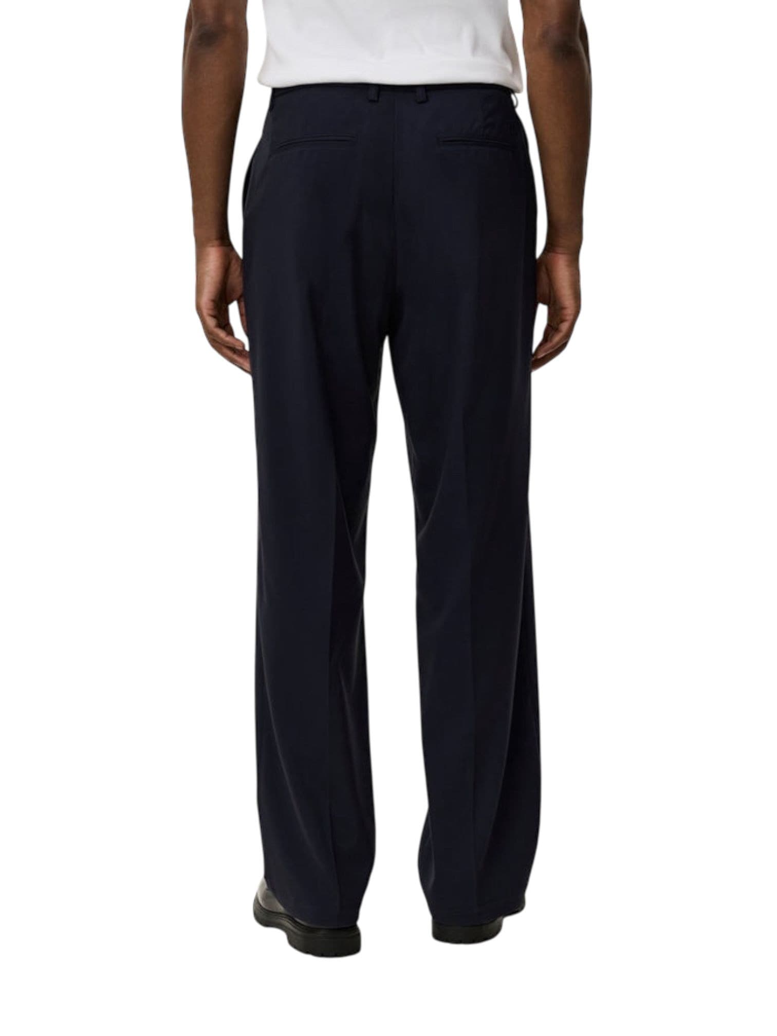 LES DEUX Les Deux Randall Suiting Pants pantaloni gamba dritta - dark navy - 4