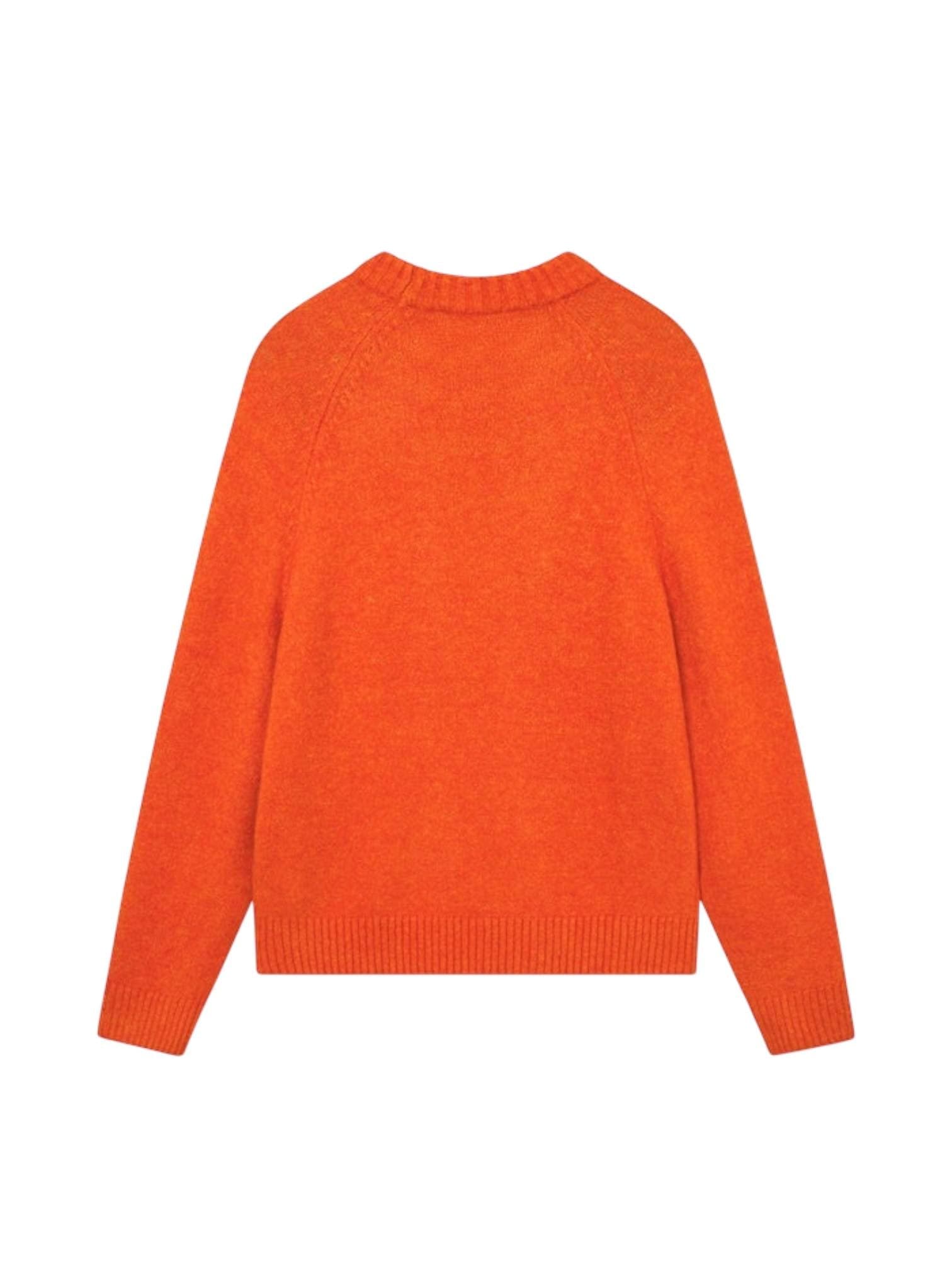 LES DEUX Les Deux Gilbert Crewneck Knit sweater maglione girocollo in lana - Gold Flame - 2