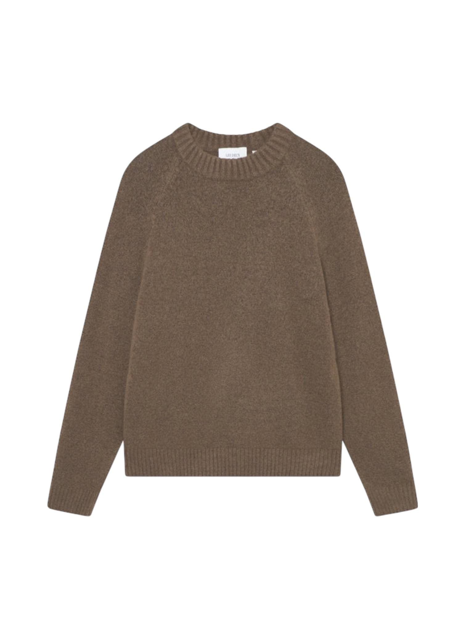 LES DEUX Les Deux Gilbert Crewneck Knit sweater maglione girocollo in lana - Teak Brown - 8
