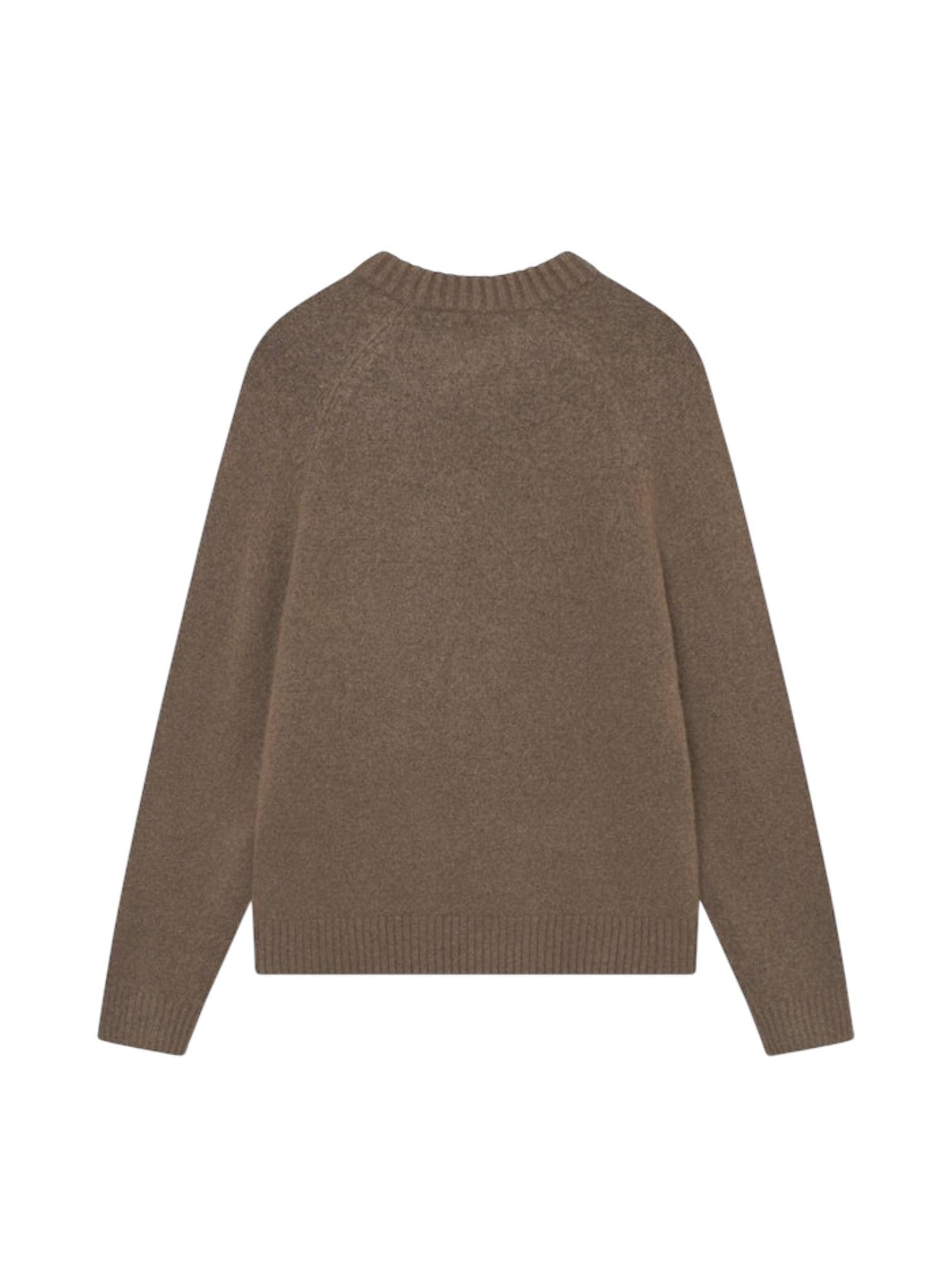 LES DEUX Les Deux Gilbert Crewneck Knit sweater maglione girocollo in lana - Teak Brown - 2