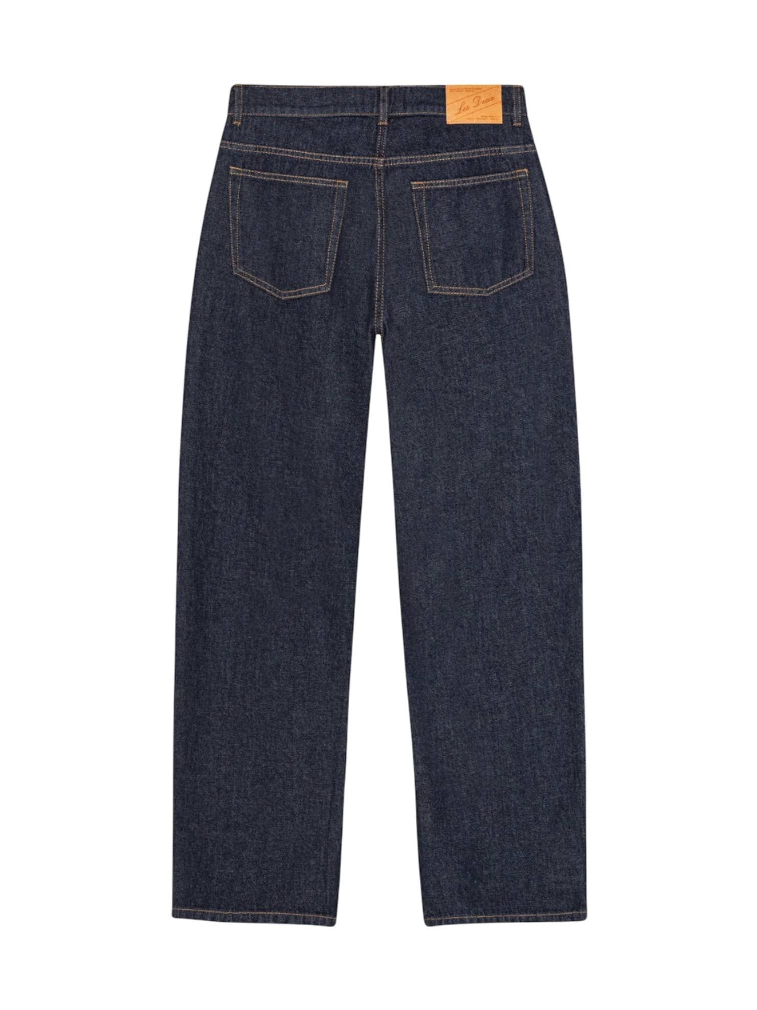 LES DEUX Les Deux Roi Washed Denim Jeans da uomo gamba dritta - dark indigo washed - 2
