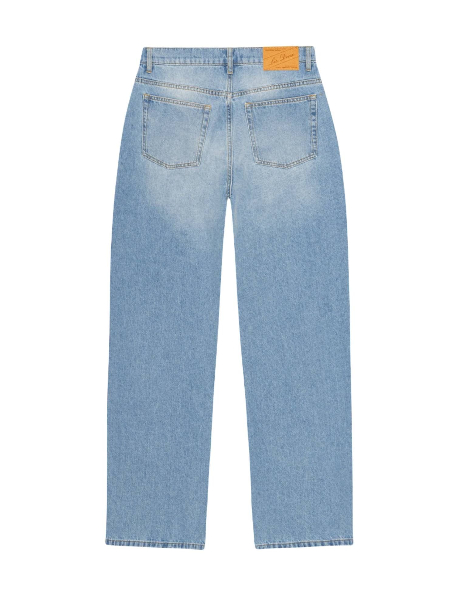 LES DEUX Les Deux Roi Washed Denim Jeans da uomo gamba dritta - light indigo washed - 2