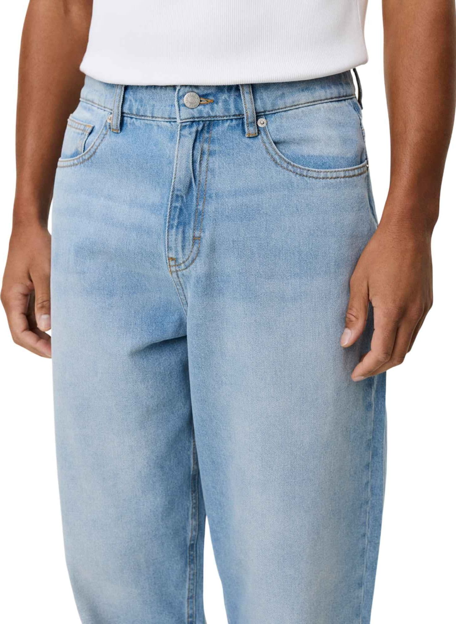 LES DEUX Les Deux Roi Washed Denim Jeans da uomo gamba dritta - light indigo washed - 5