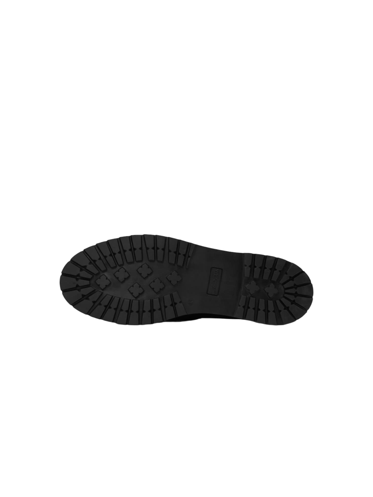 LES DEUX Les Deux Taylor AOP Loafer mocassini in pelle da uomo - black - 5
