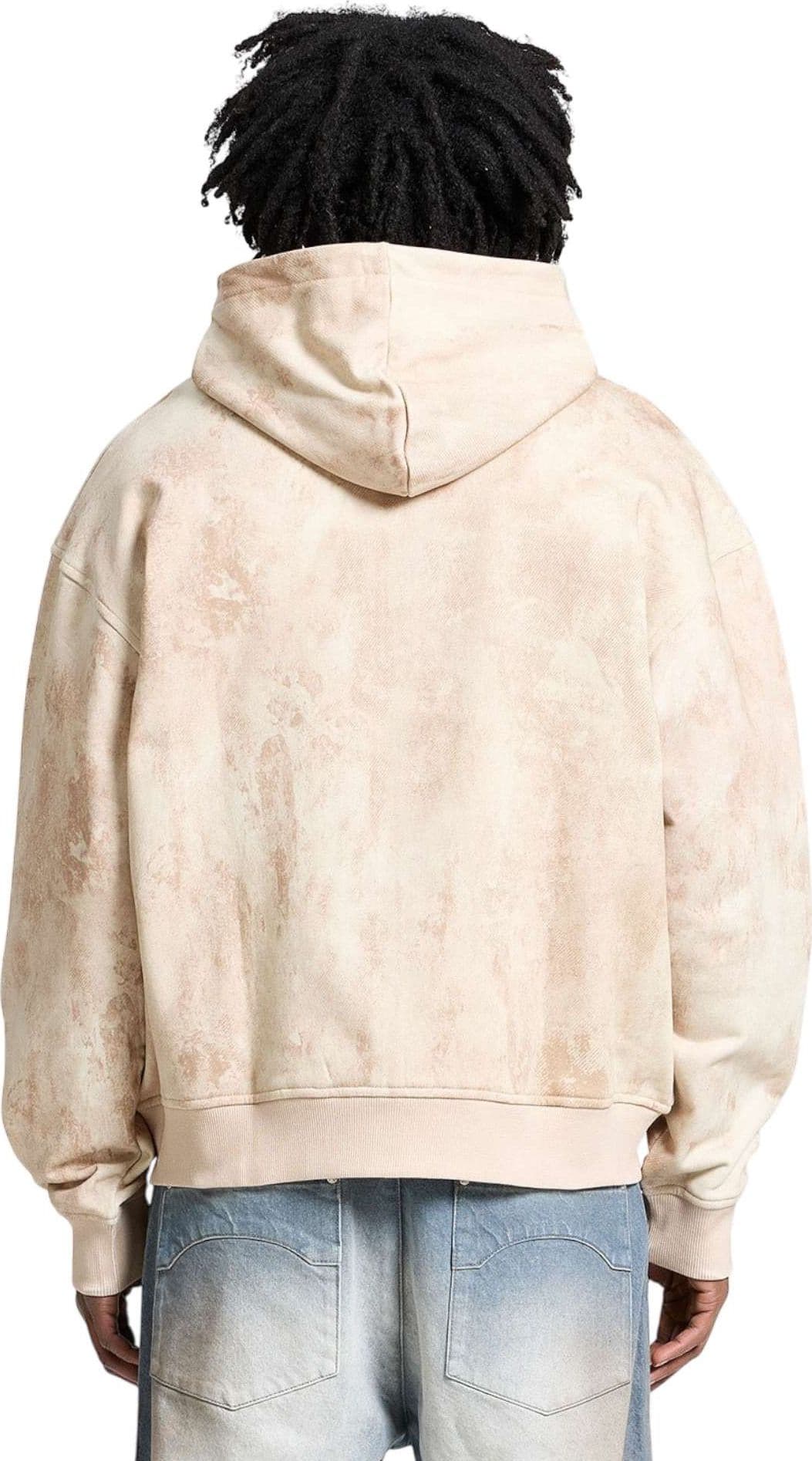 RETERNITY Reternity Deliria Zip Hoodie felpa con cappuccio e zip cropped fit - Sand - 5