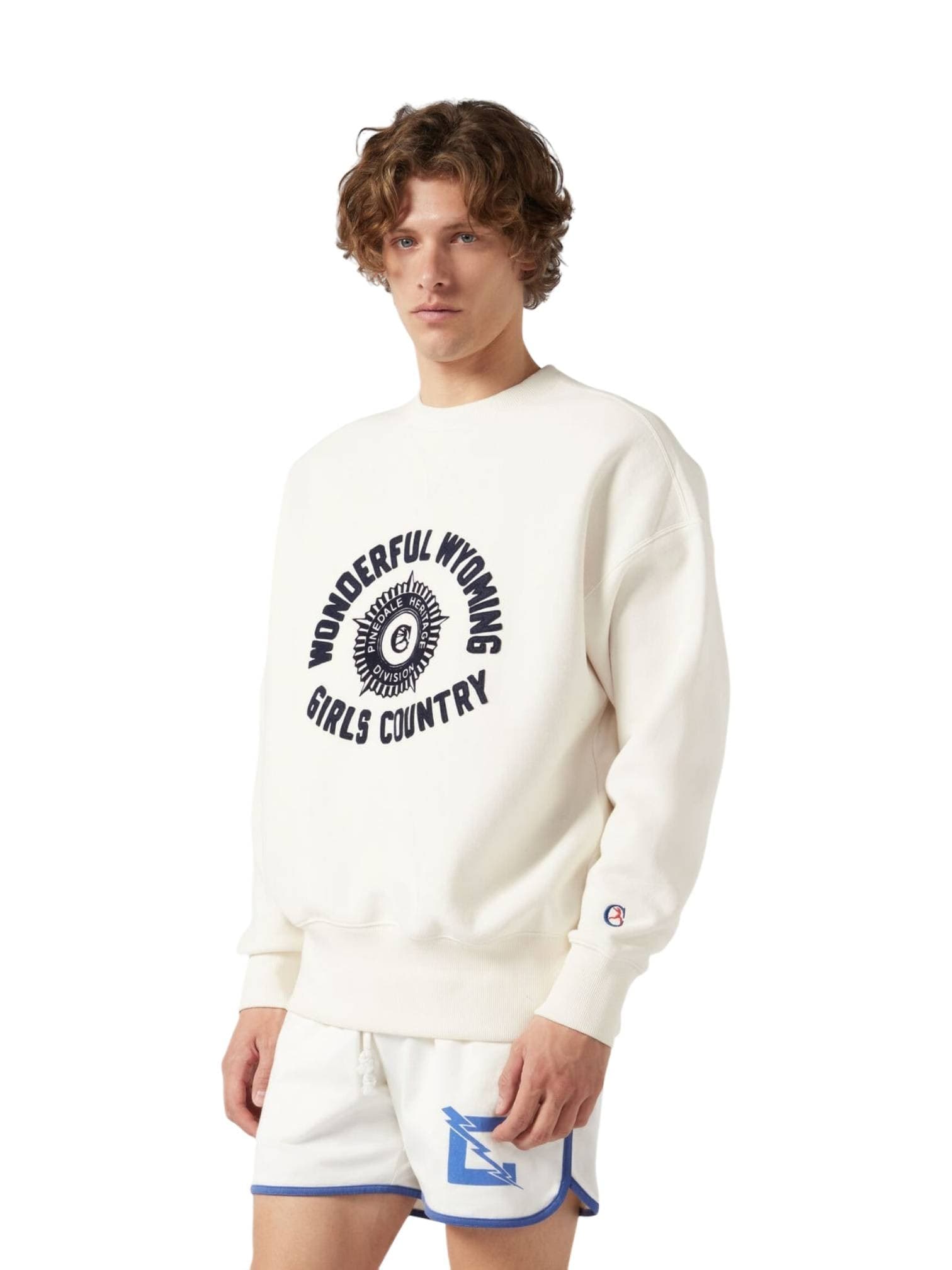 CHAMPION ARCHIVE Champion Archive Ghost ranch 60’s crewneck sweatshirt felpa girocollo - Vintage cream - 3