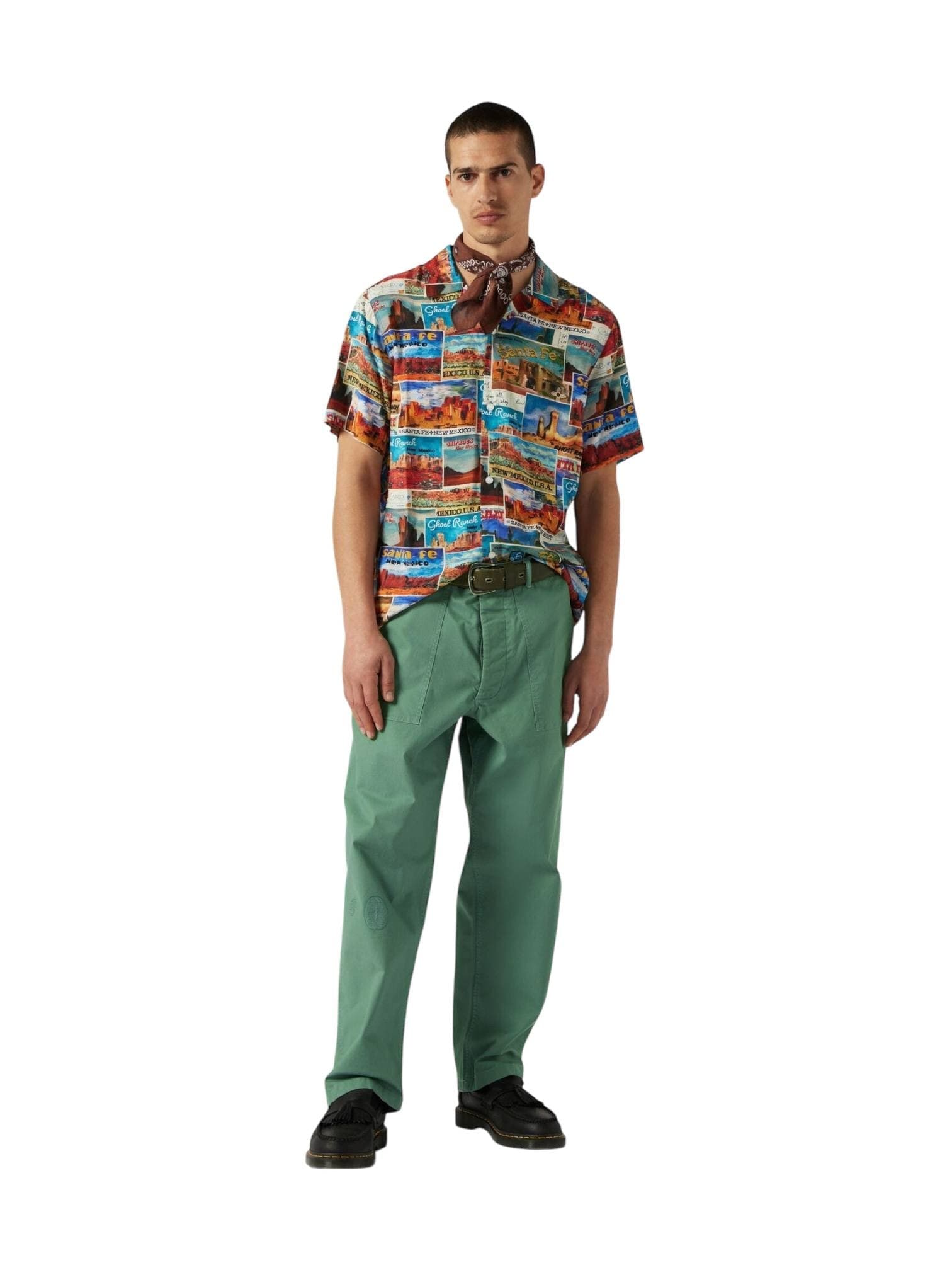 CHAMPION ARCHIVE Champion Archive Ghost ranch 60'S OG 107 Field Pants pantaloni esercito effetto vintage - Olive green - 3