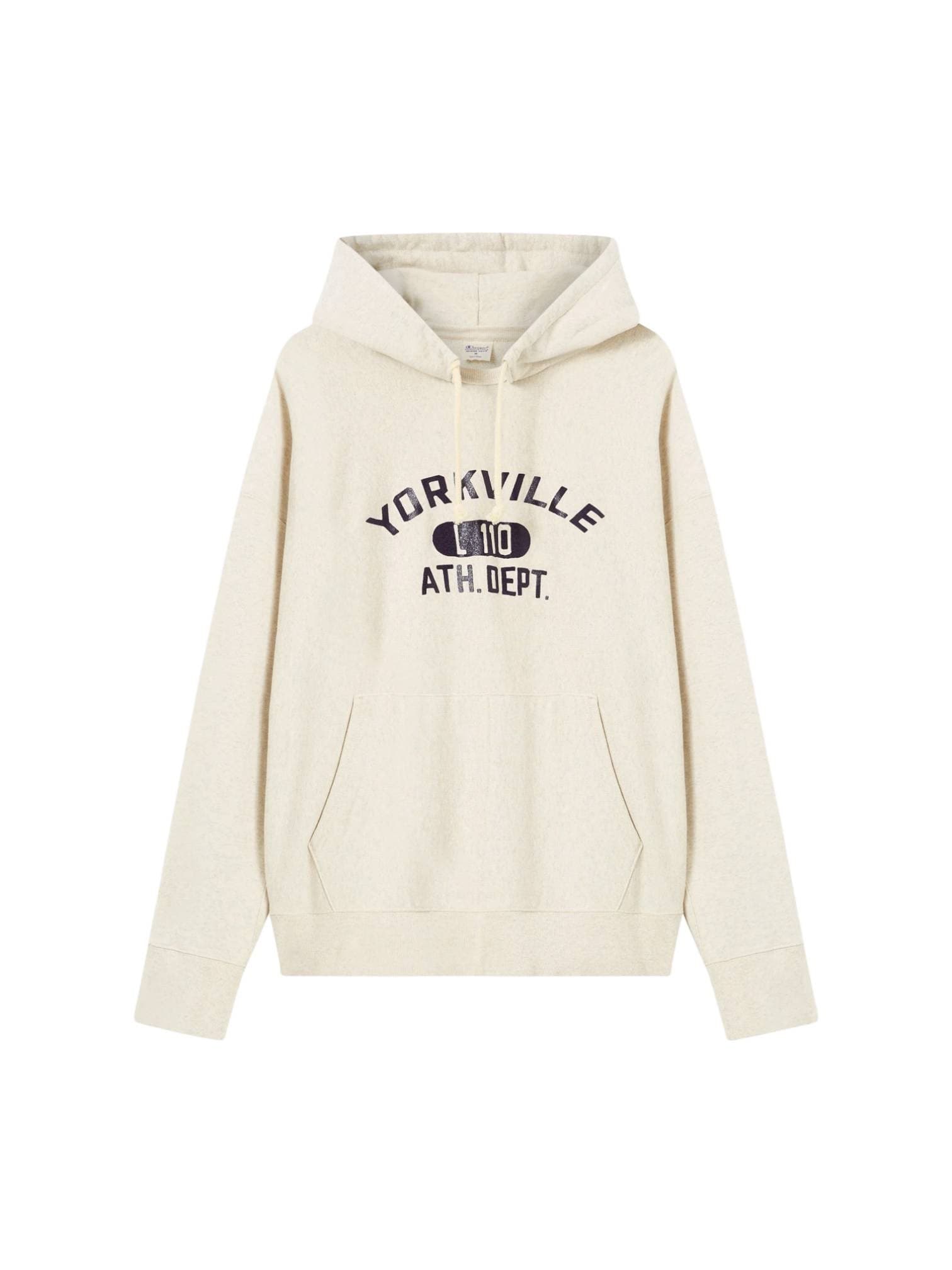 CHAMPION ARCHIVE Champion Archive Time Capsule Hooded Afterhood 2nd Patent 50’ felpa heritage collegiale con cappuccio - heather beige - 6