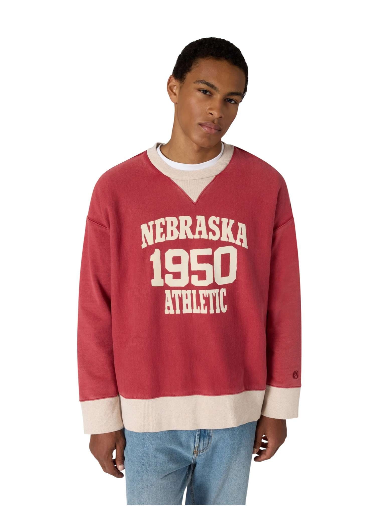 CHAMPION ARCHIVE Champion Archive Time Capsule Athletic Team Crewneck 50’ felpa girocollo - vintage red - 2