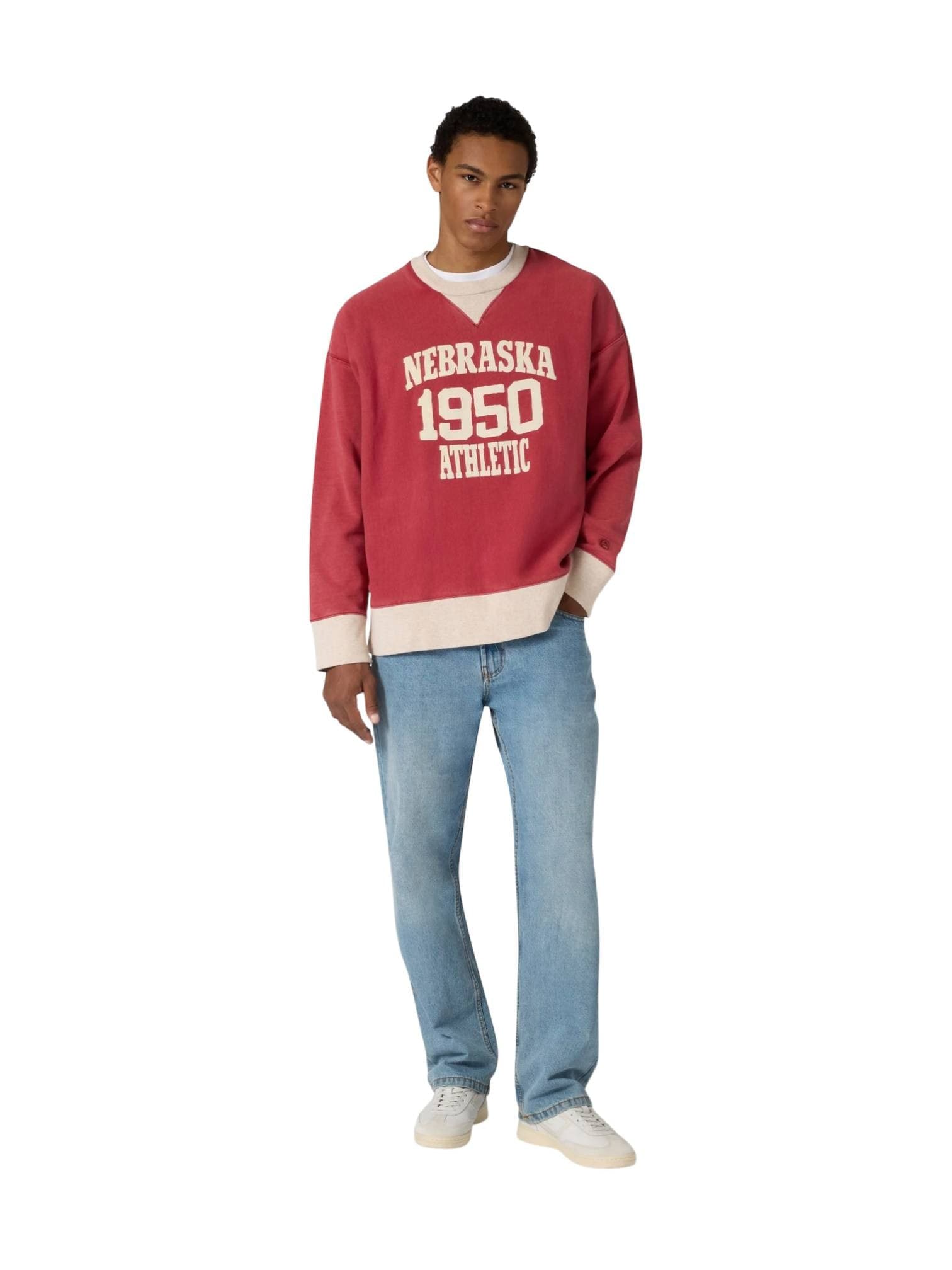 CHAMPION ARCHIVE Champion Archive Time Capsule Athletic Team Crewneck 50’ felpa girocollo - vintage red - 4