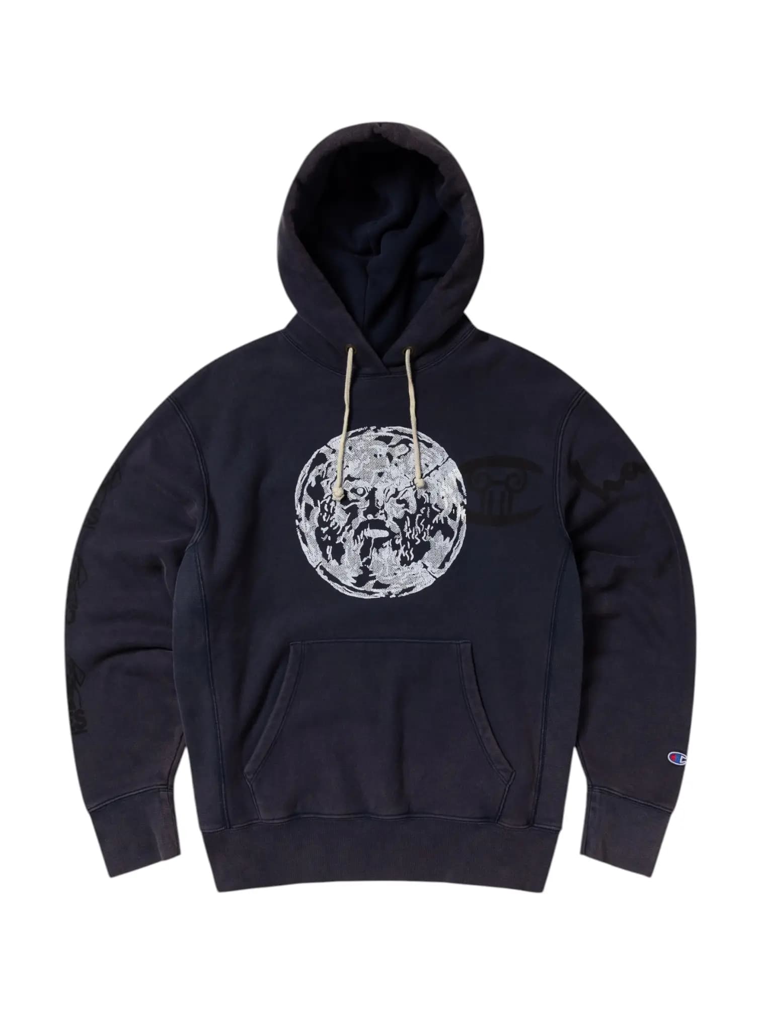 CHAMPION ARCHIVE Champion x Aries Truth Hoodie felpa con cappuccio - washed navy - 6