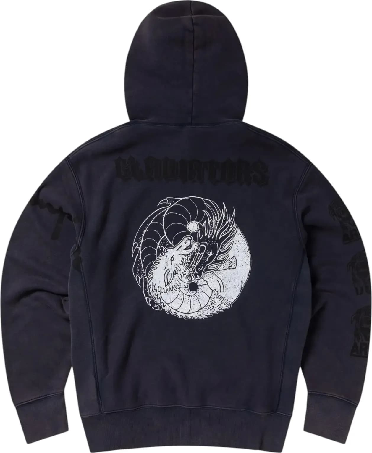 CHAMPION ARCHIVE Champion x Aries Truth Hoodie felpa con cappuccio - washed navy - 2