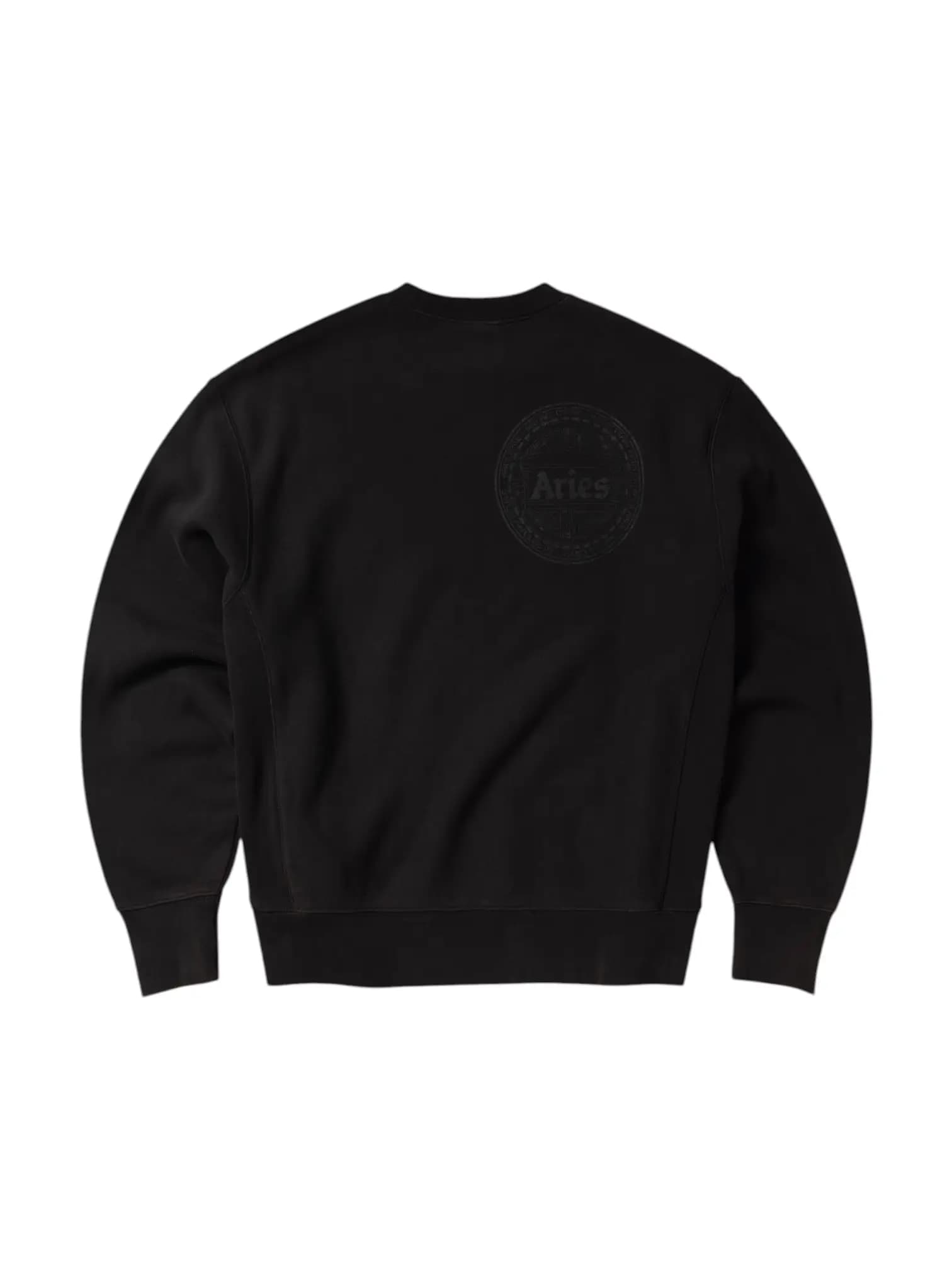 CHAMPION ARCHIVE Champion x Aries Decentralised crewneck sweatshirt felpa girocollo  - washed black - 2