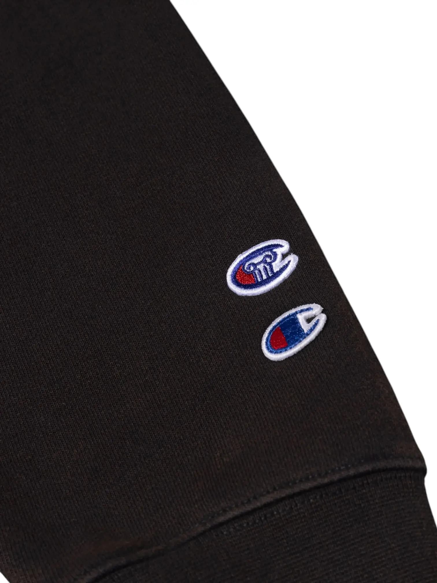 CHAMPION ARCHIVE Champion x Aries Decentralised crewneck sweatshirt felpa girocollo  - washed black - 5