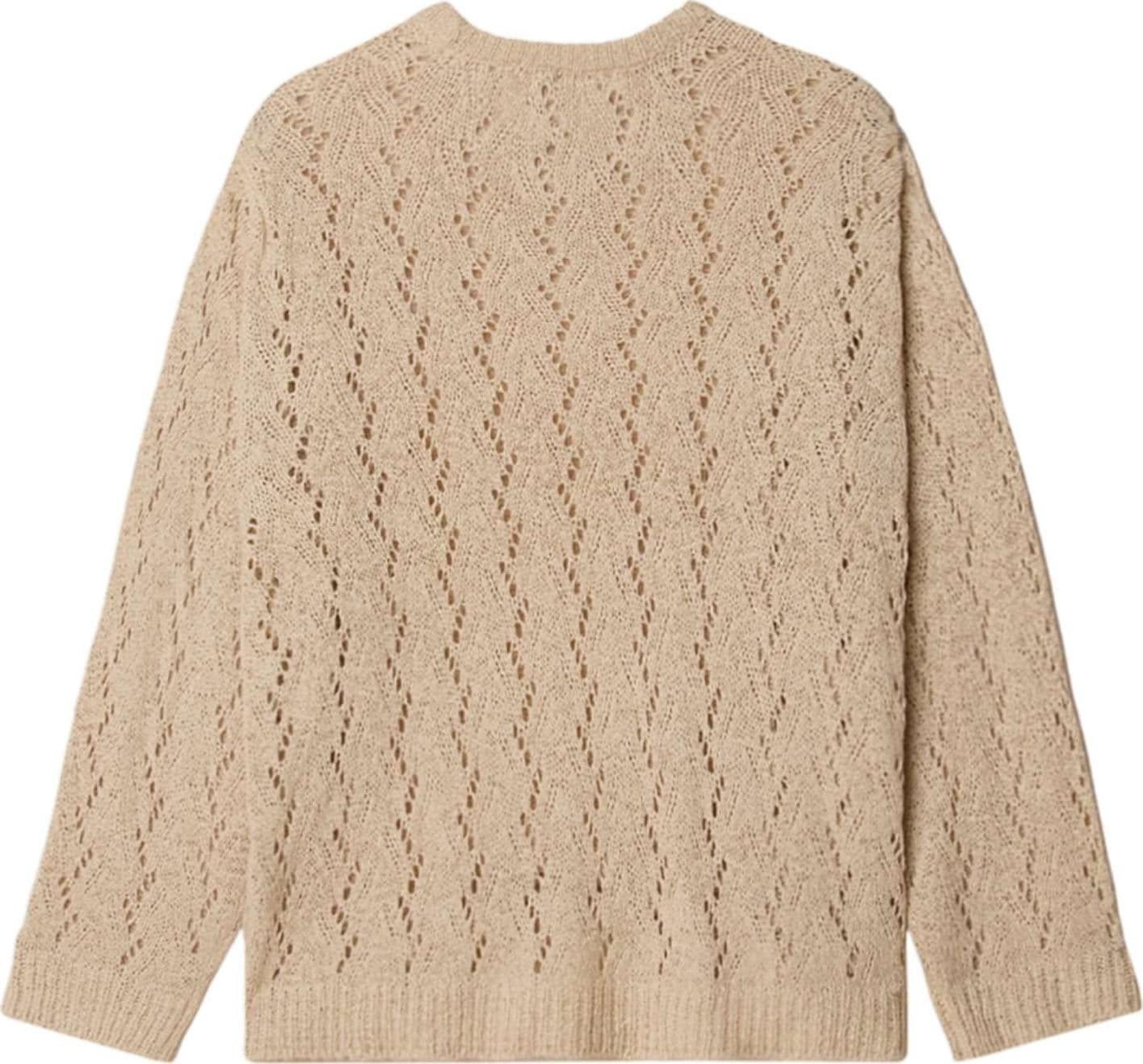 OBEY Obey Shimoda tape yarn sweater maglioncino in crochet leggero - natural - 2