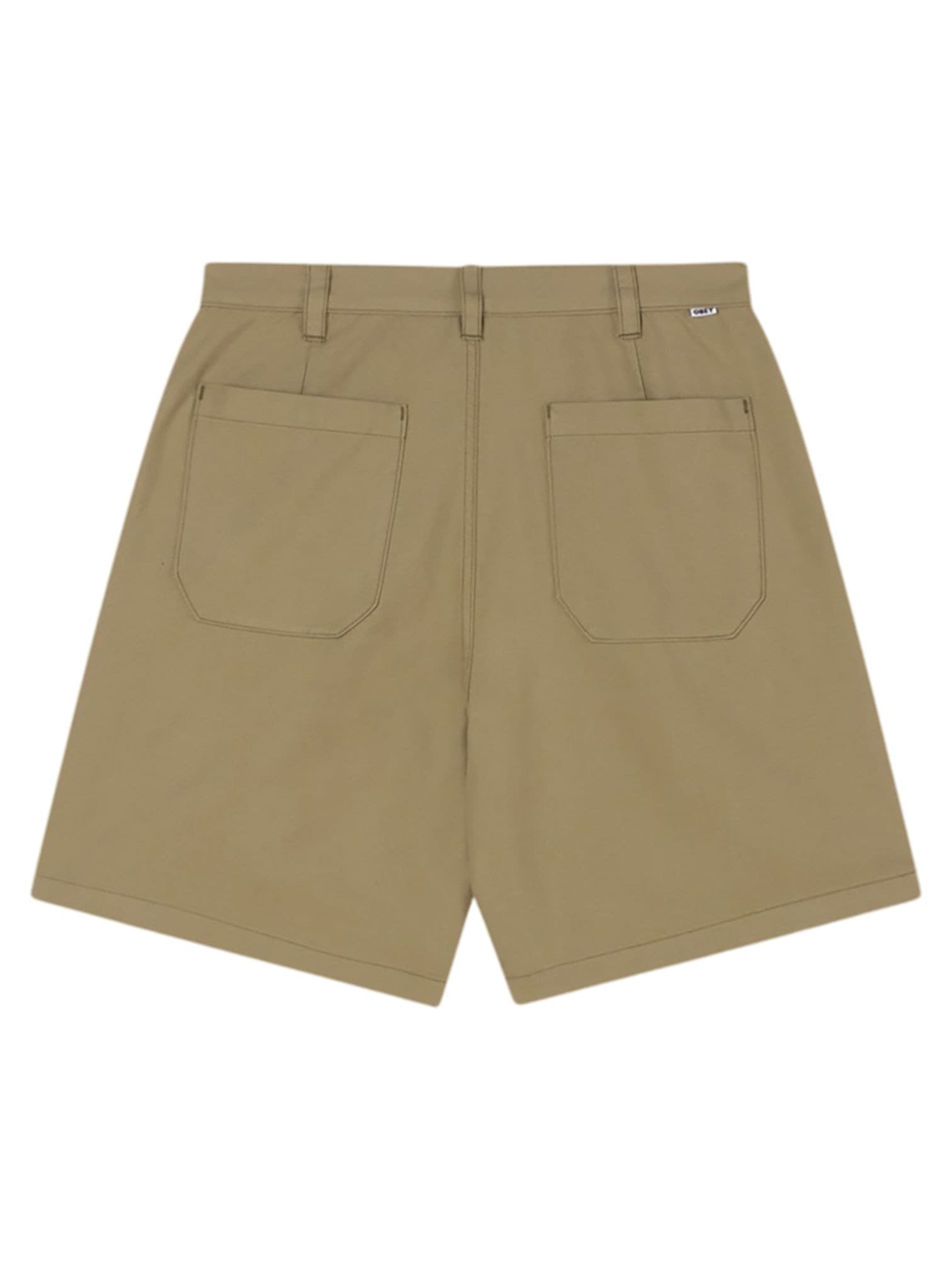 OBEY Obey Oliver pleated shorts sartoriali gamba larga - mermaid - 2