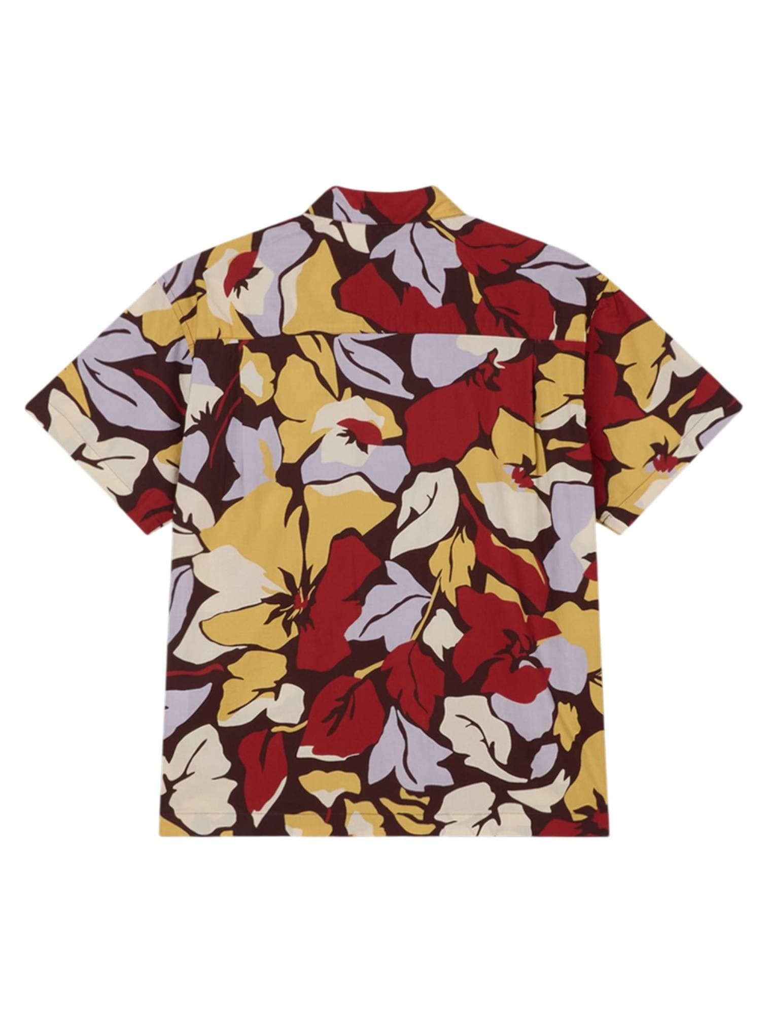 OBEY Obey Maxwell cuban shirt camicia hawaiana maniche corte - chocolate multi - 2