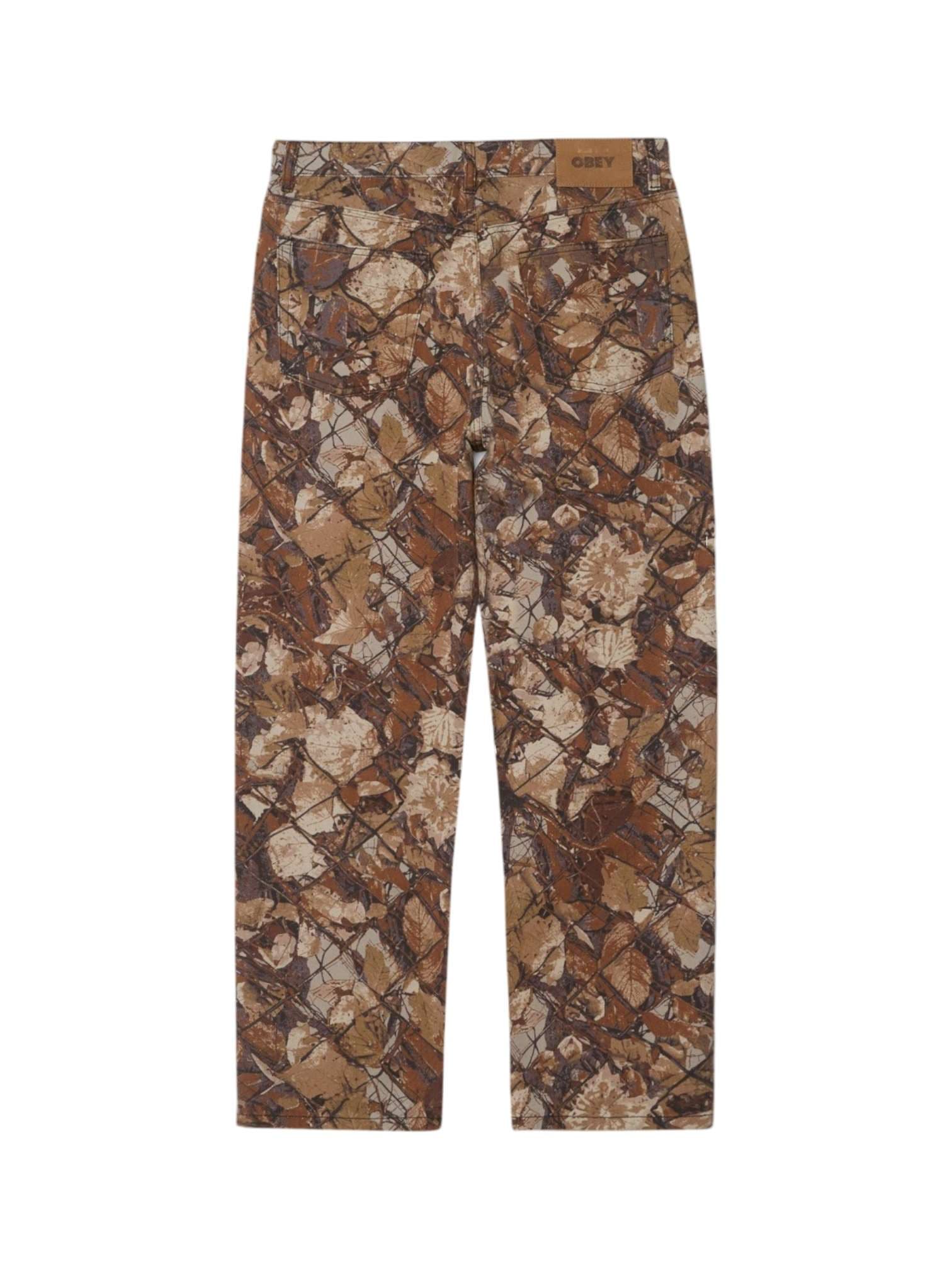 OBEY Obey Classic baggy denim pants jeans con motivo realtree gamba larga - fence camo multi - 4