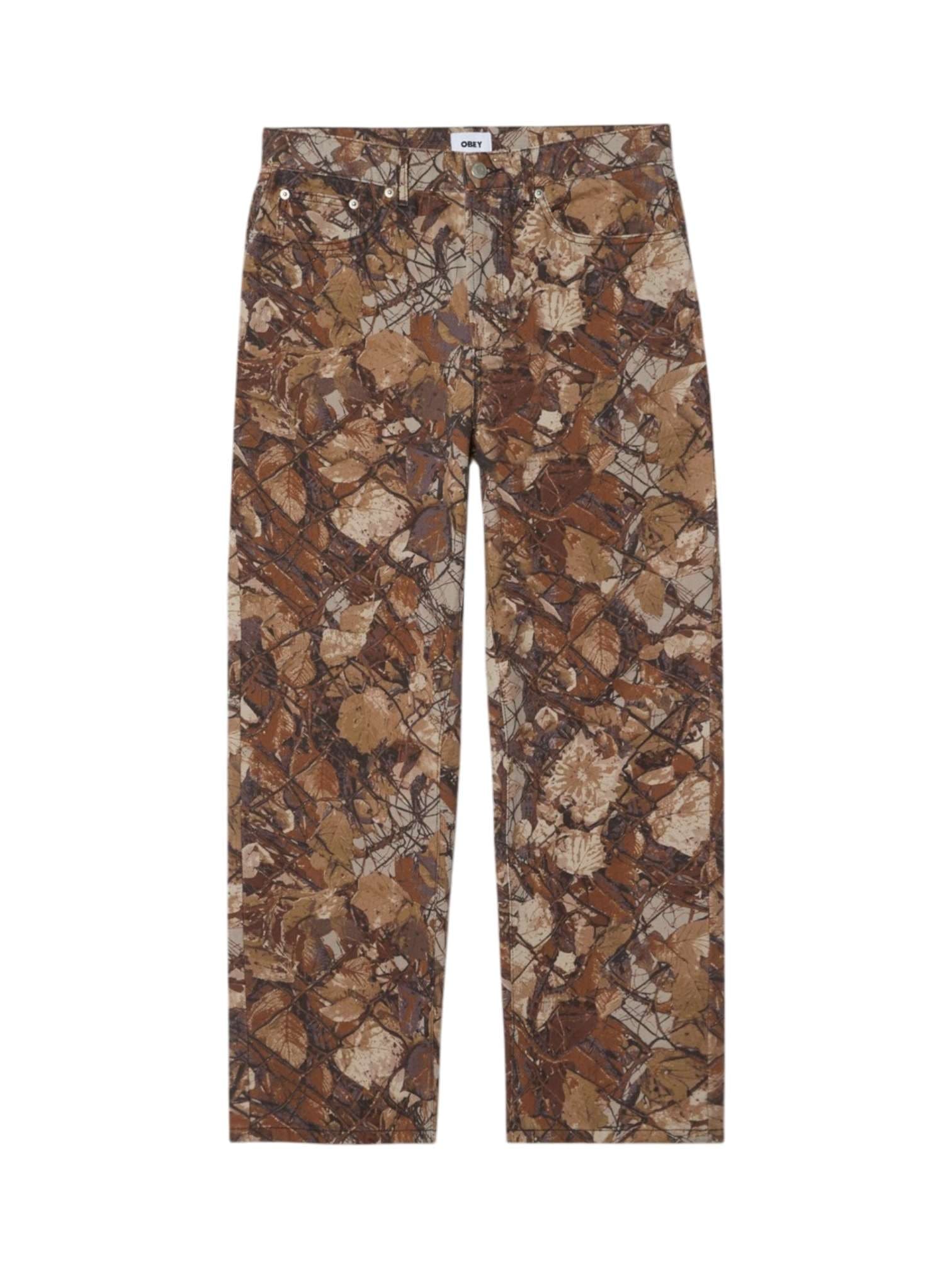 OBEY Obey Classic baggy denim pants jeans con motivo realtree gamba larga - fence camo multi - 2