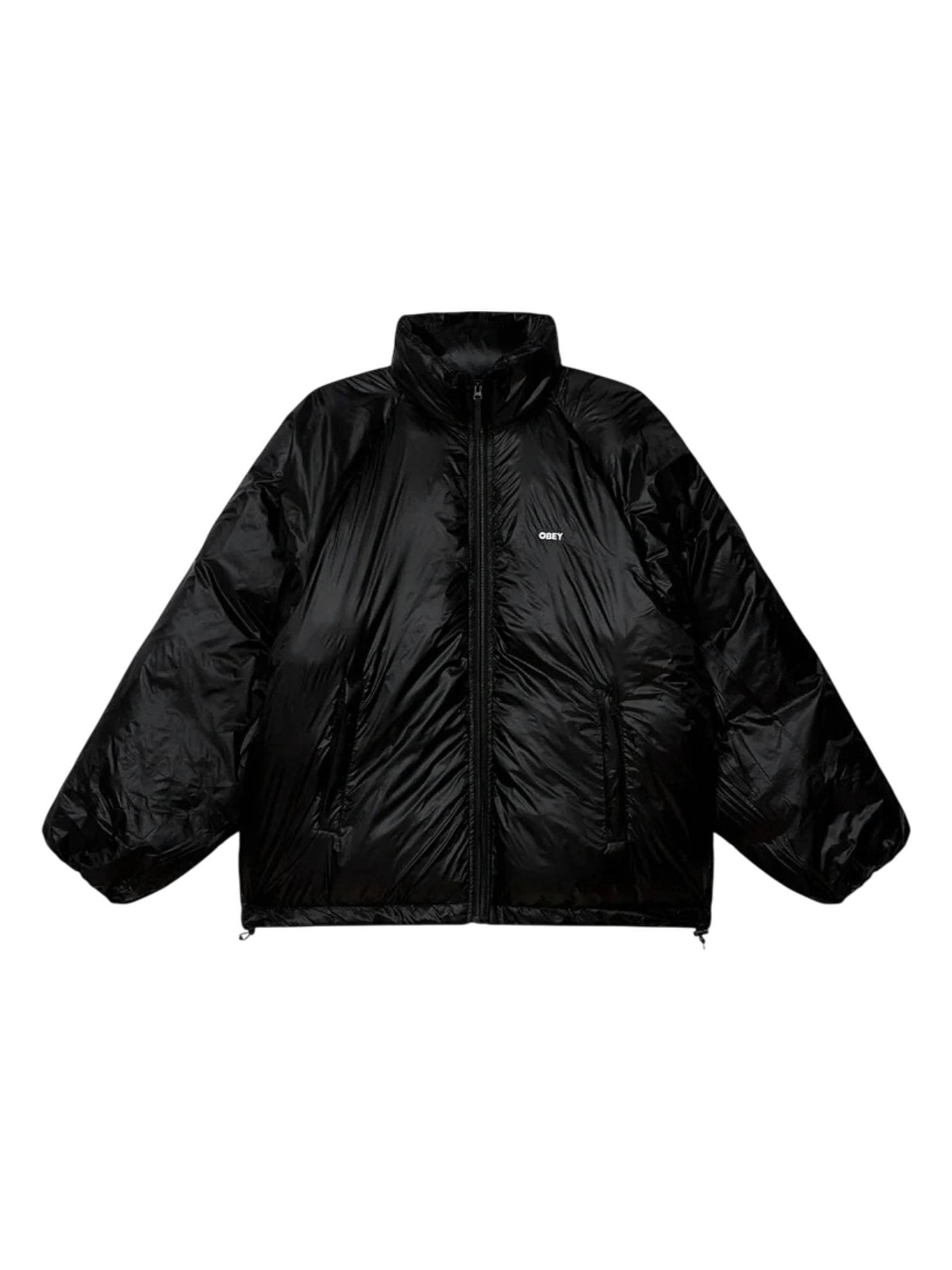 OBEY Obey Echo puffer jacket piumino imbottito con effetto traslucido - black - 3