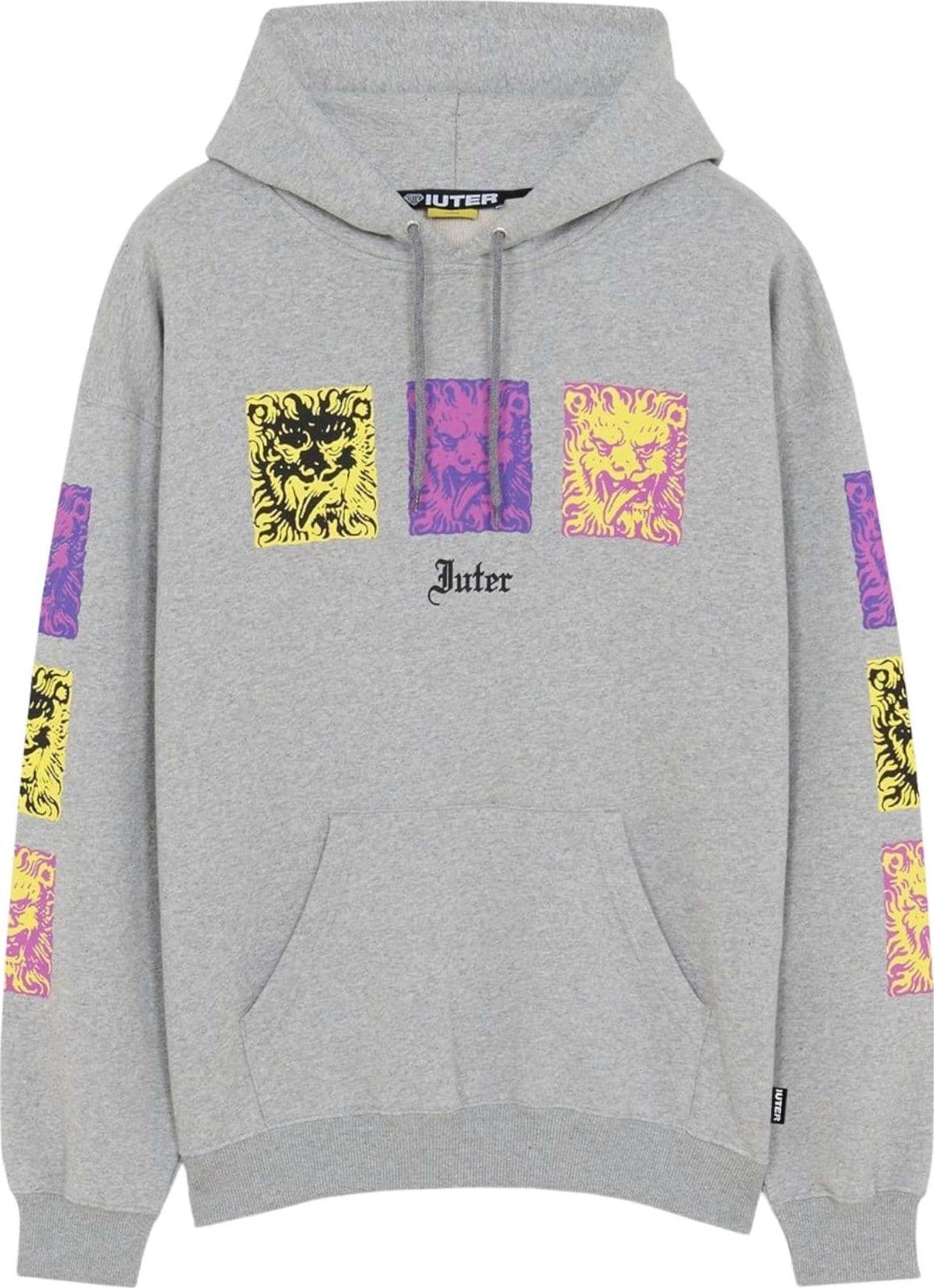 IUTER Iuter Kings Hoodie felpa con cappuccio leggera - light grey - 3