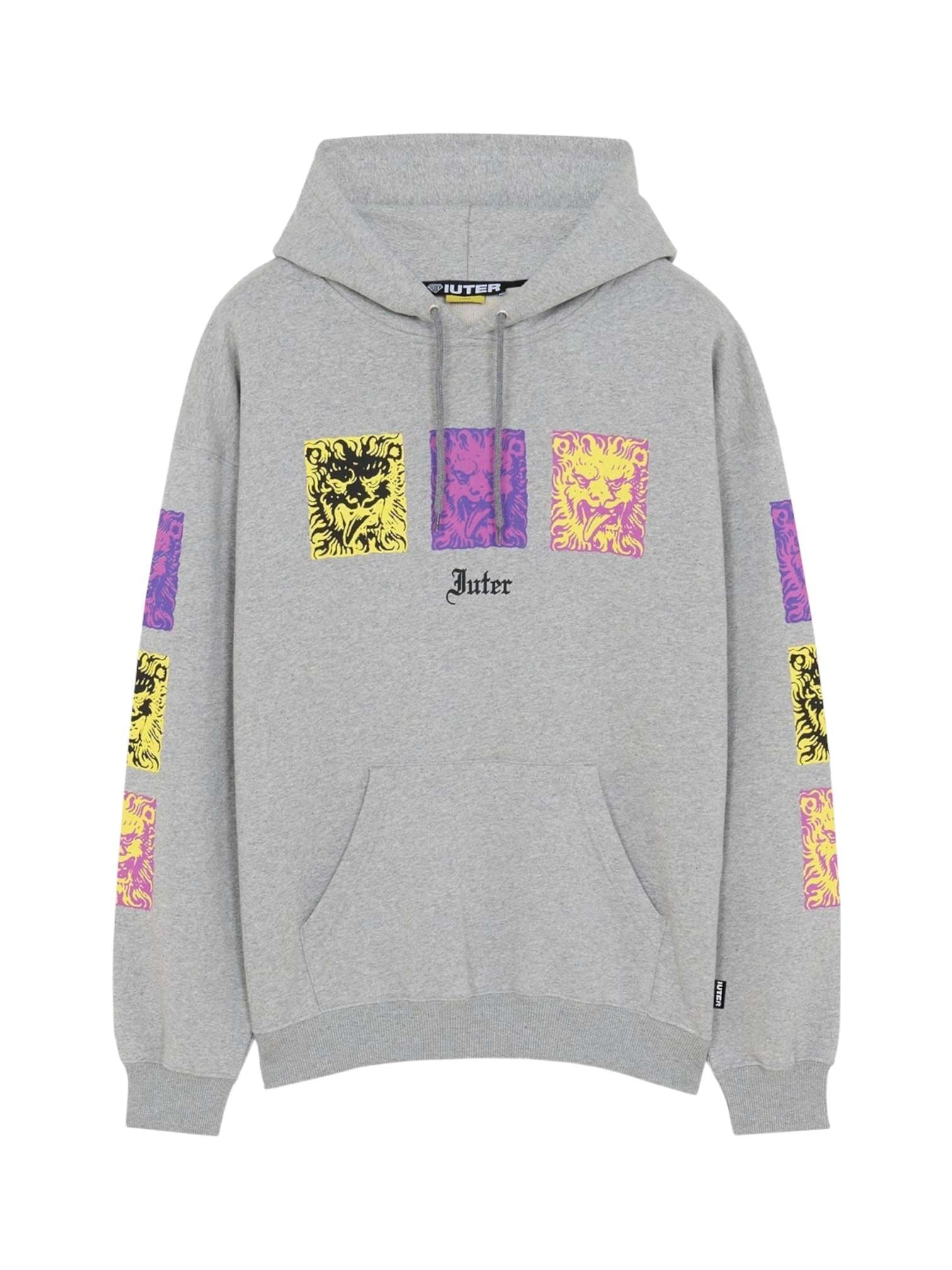 IUTER Iuter Kings Hoodie felpa con cappuccio leggera - light grey - 3