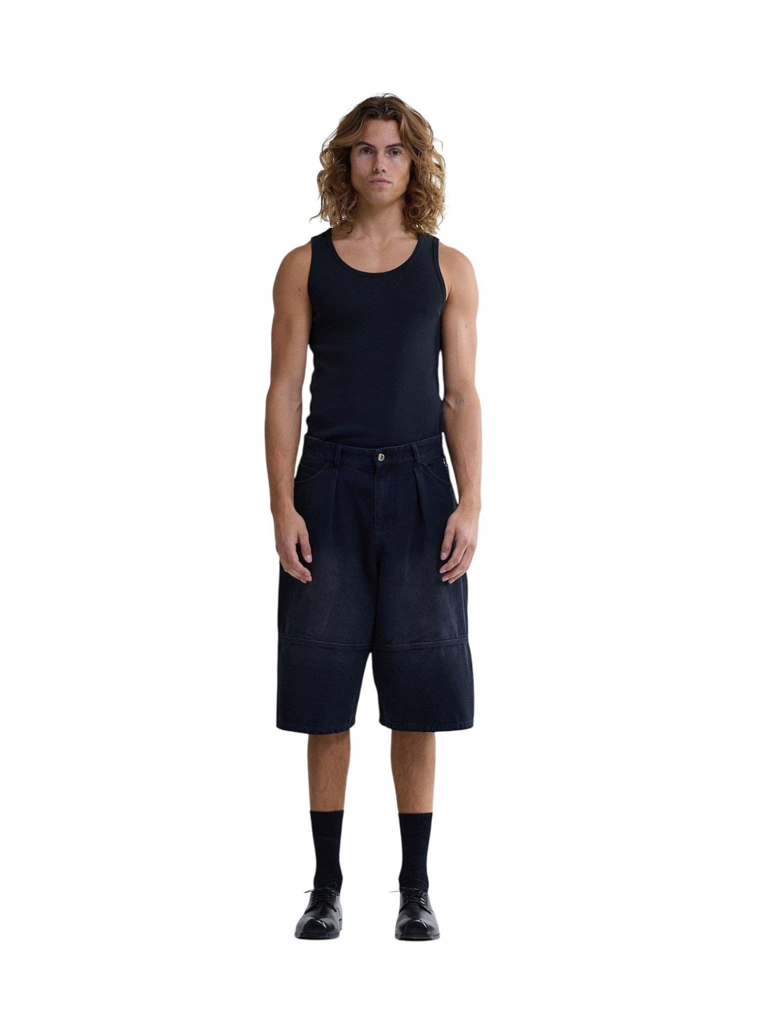NEW AMSTERDAM SURF ASSOCIATION New Amsterdam surf Association Worker shorts gamba lunga - black - 3