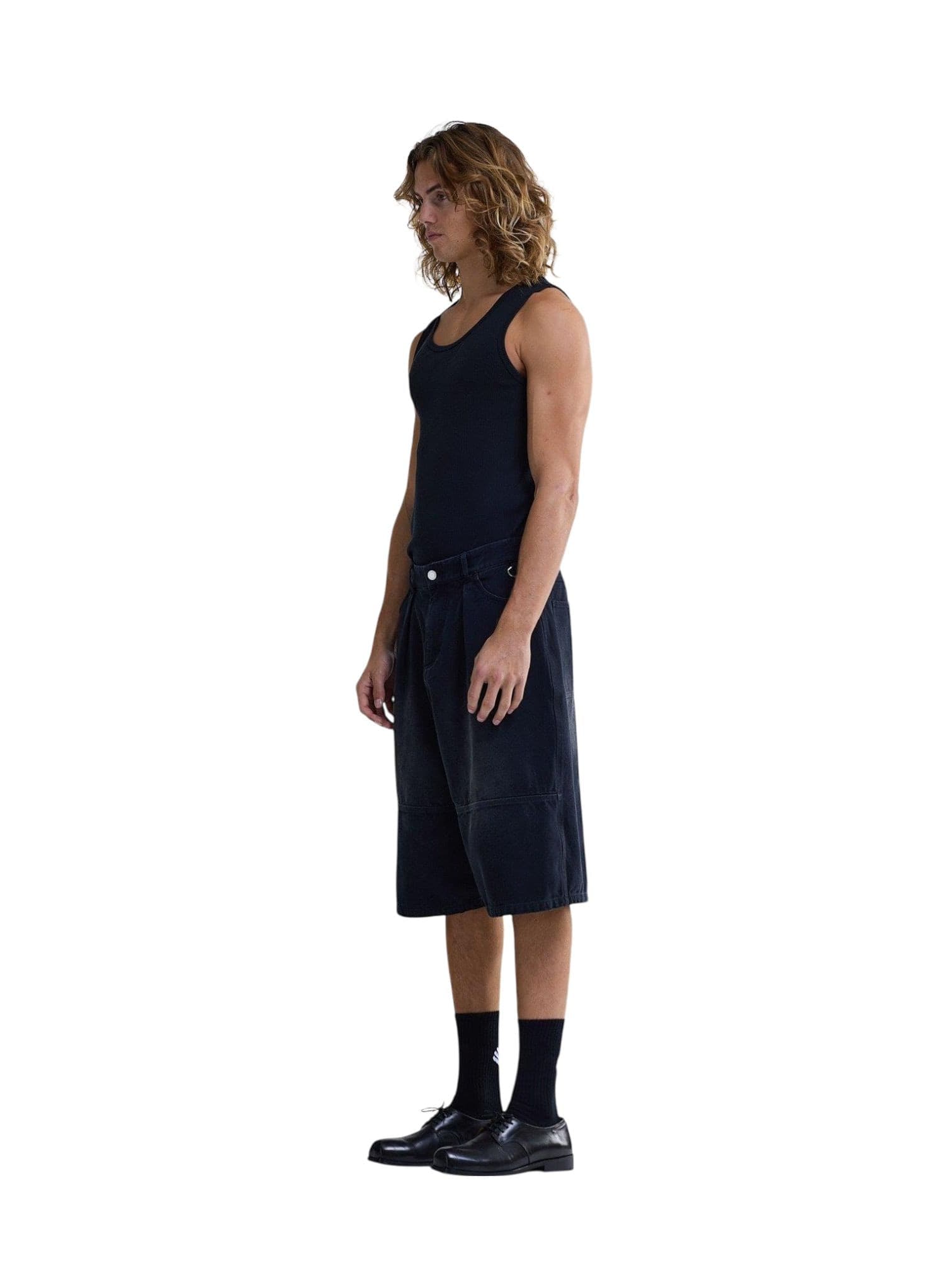 NEW AMSTERDAM SURF ASSOCIATION New Amsterdam surf Association Worker shorts gamba lunga - black - 4