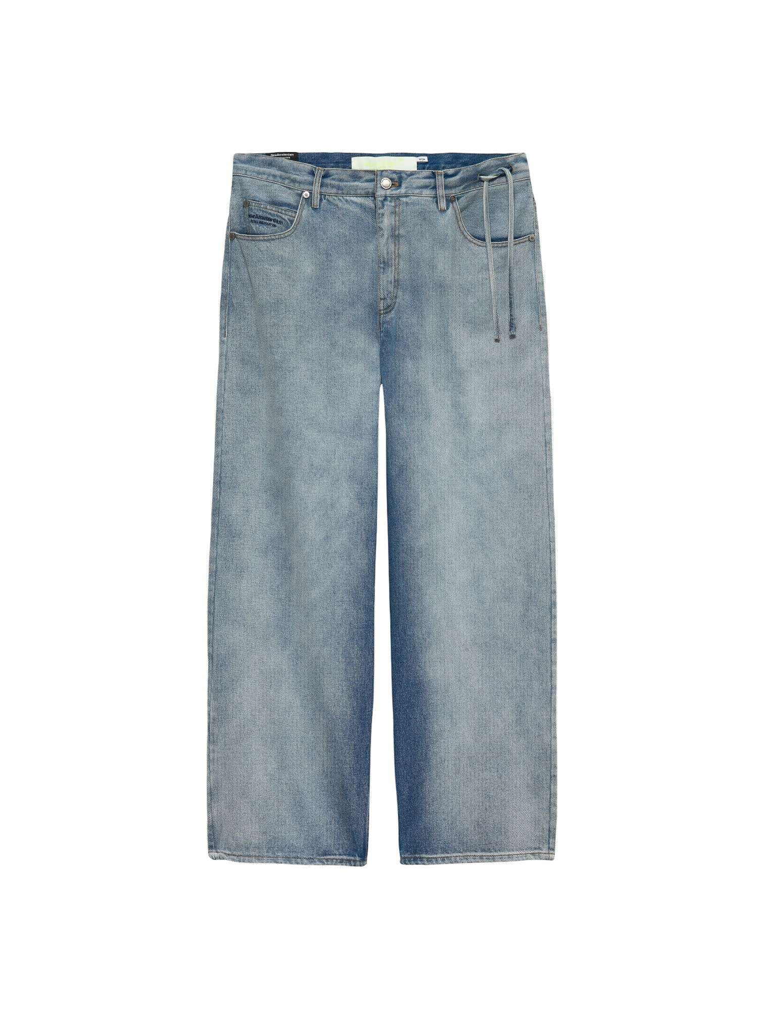 NEW AMSTERDAM SURF ASSOCIATION New Amsterdam surf Association 40A denim pants jeans gamba larga e dritta - light blue - 8