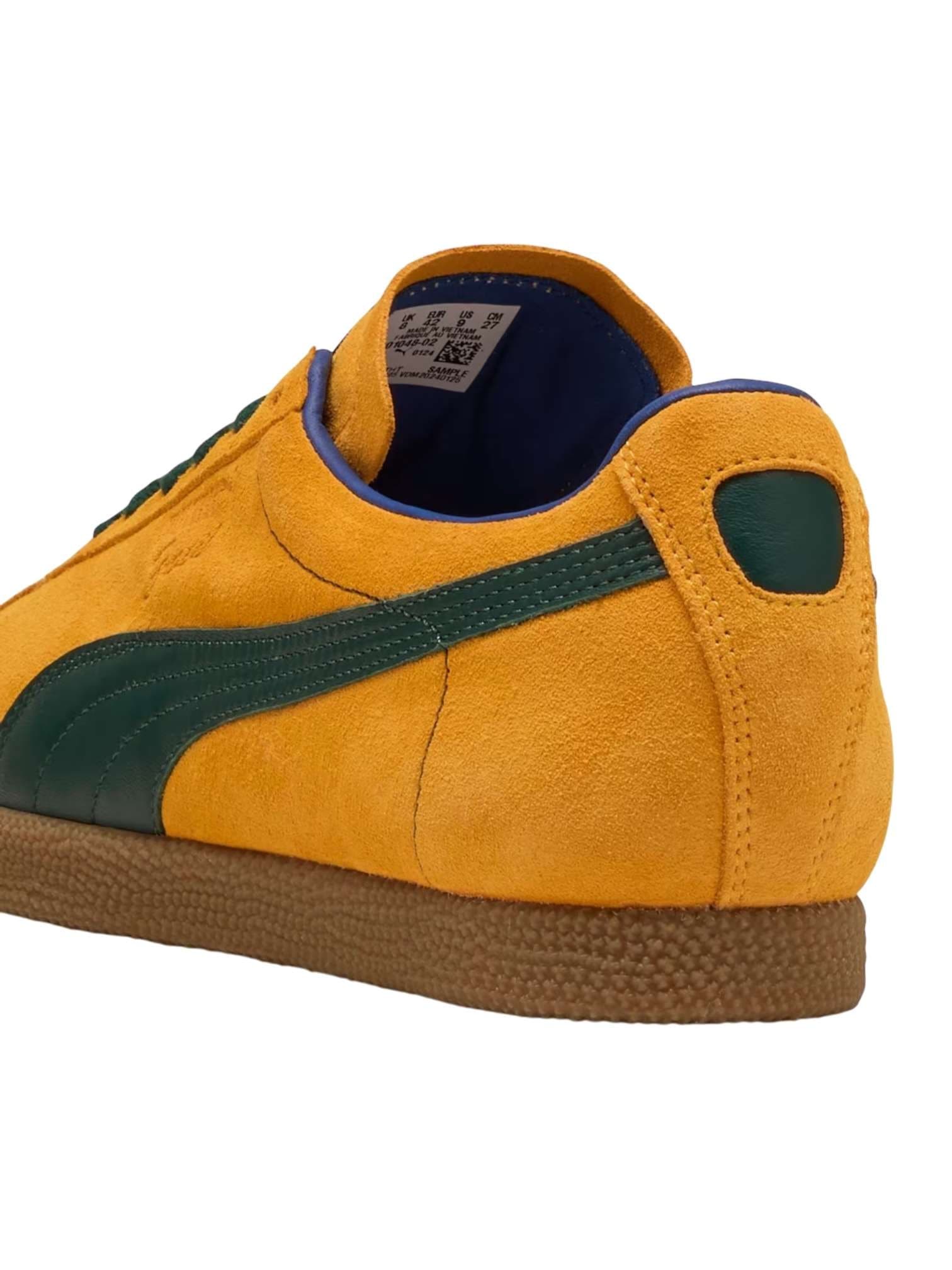 PUMA SPORTSTYLE Puma Brasil sneakers in suede unisex - Tangerine-Dark Myrtle - 3