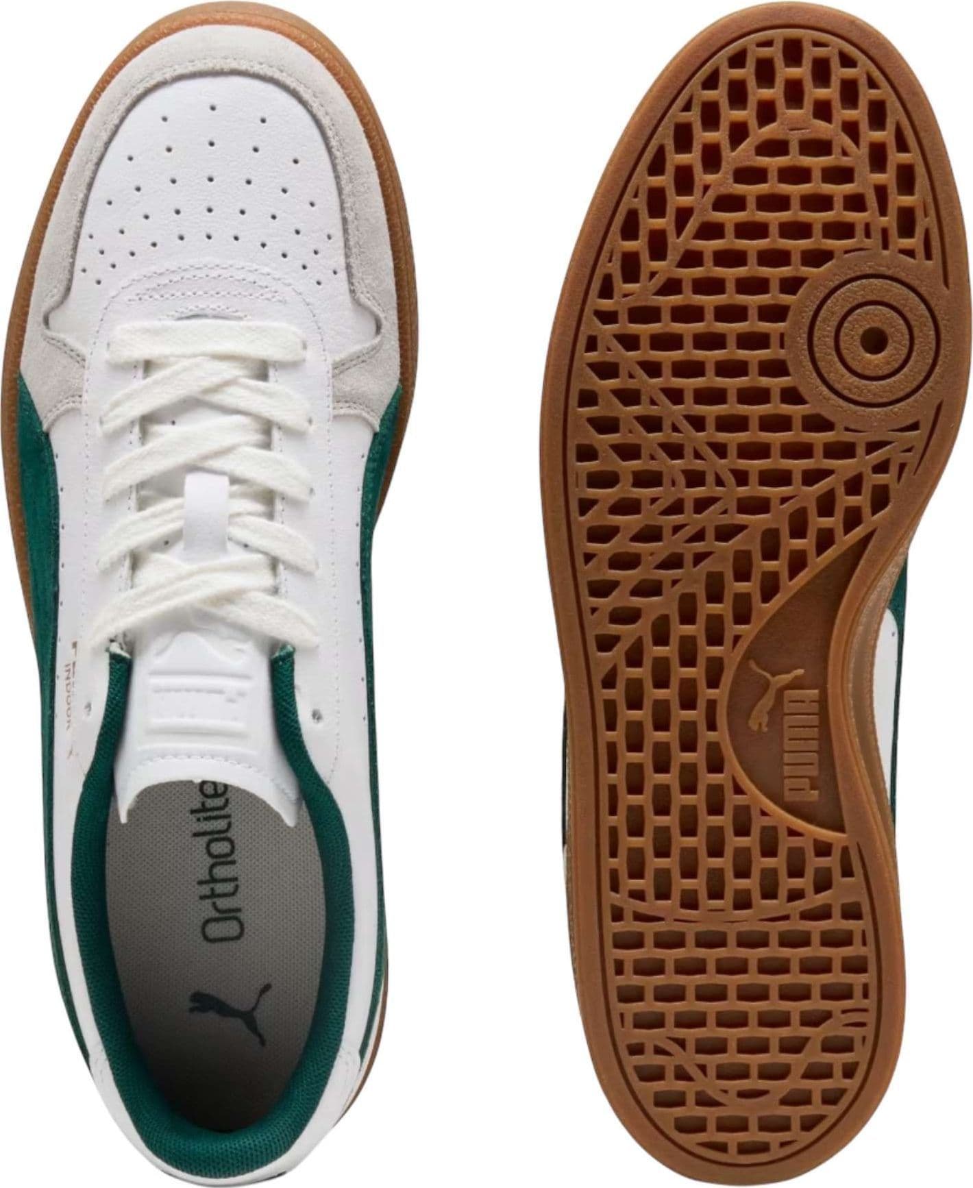 PUMA SPORTSTYLE Puma Indoor sneakers basse in pelle - White/Dark mirtle/gum - 2