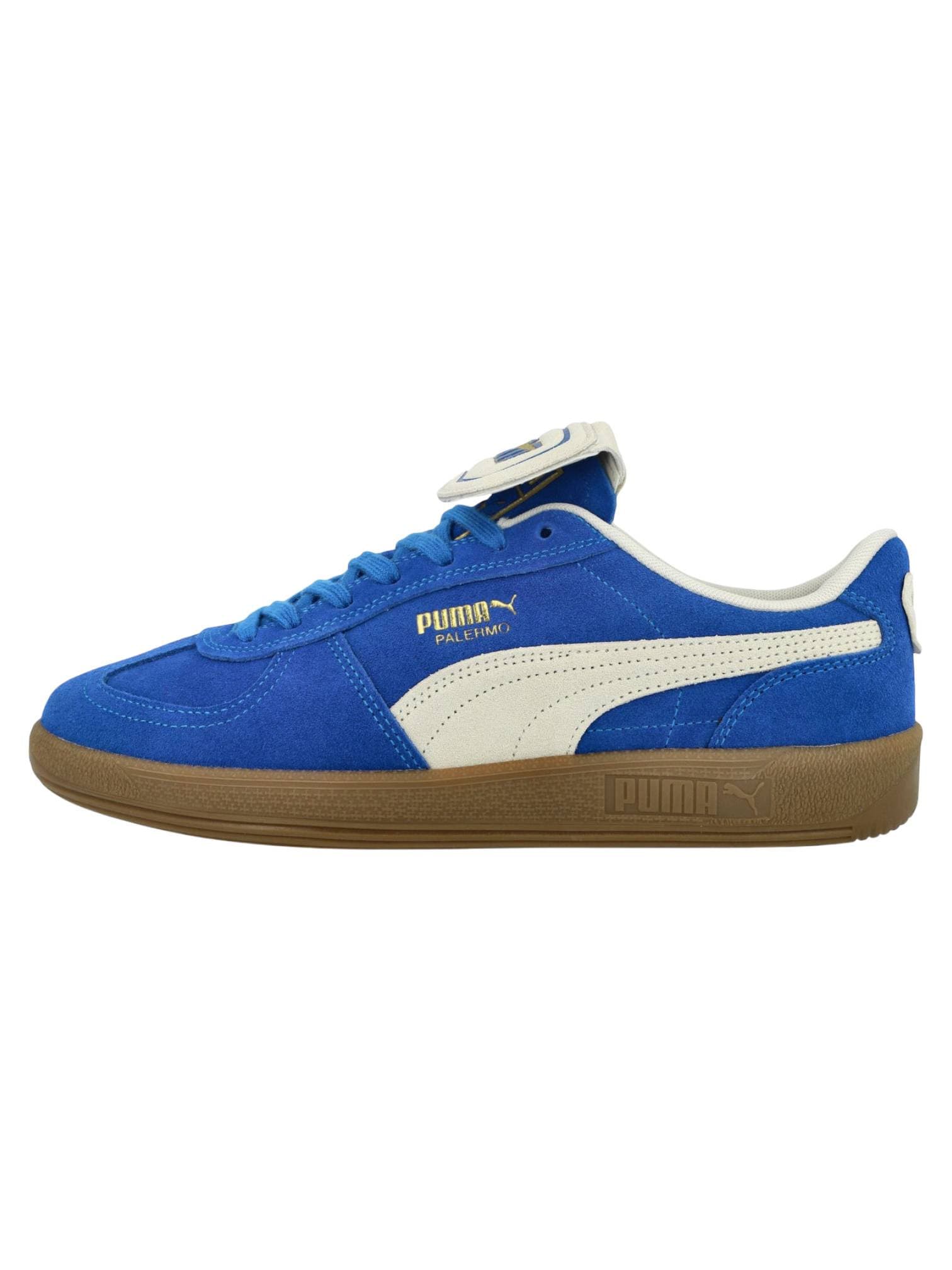 PUMA SPORTSTYLE Puma Palermo Vintage premium suede sneakers basse in pelle - Vivid Blue/Warm white - 6