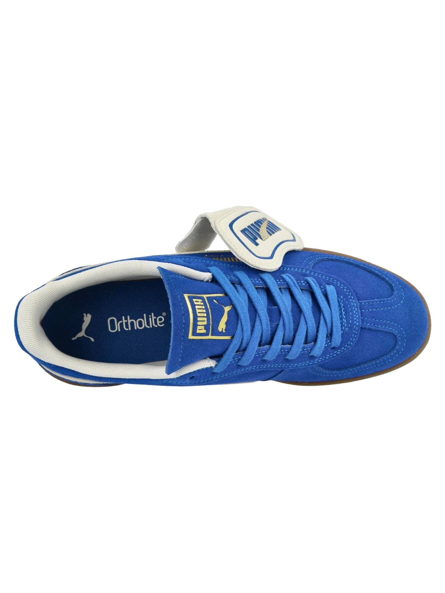 PUMA SPORTSTYLE Puma Palermo Vintage premium suede sneakers basse in pelle - Vivid Blue/Warm white - 5