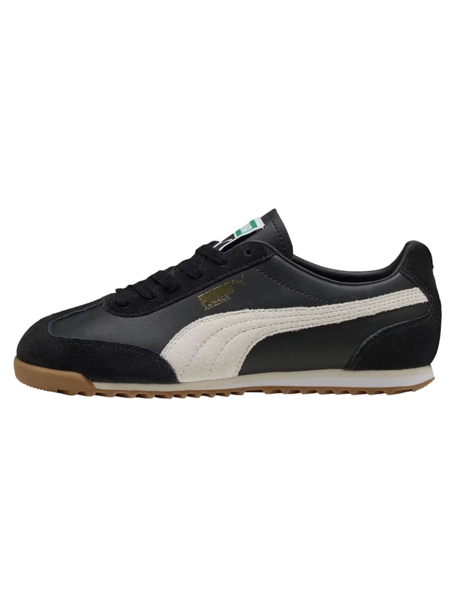 PUMA SPORTSTYLE Puma Arizona retro sneakers basse in pelle - Black/Warm white - 7