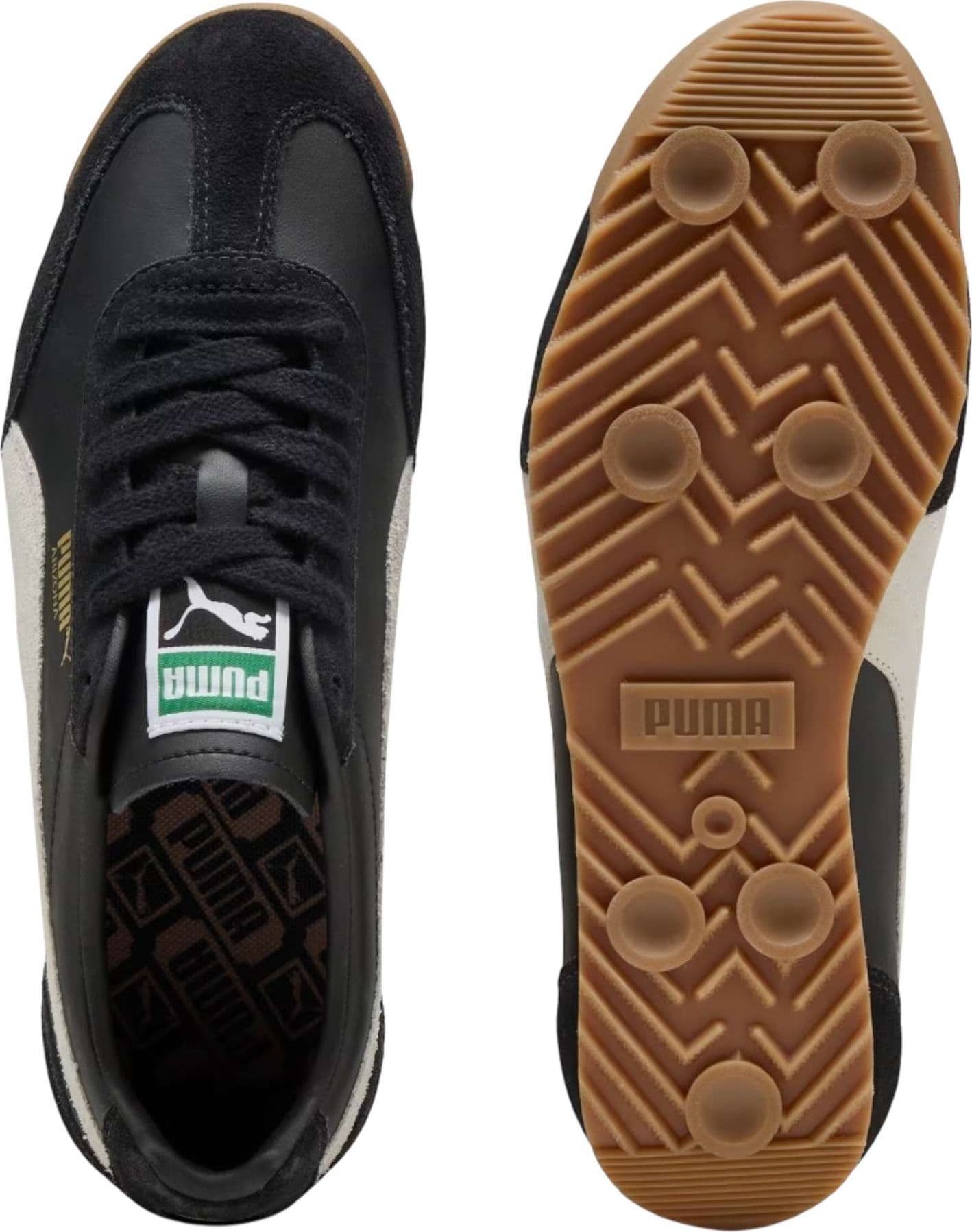 PUMA SPORTSTYLE Puma Arizona retro sneakers basse in pelle - Black/Warm white - 4