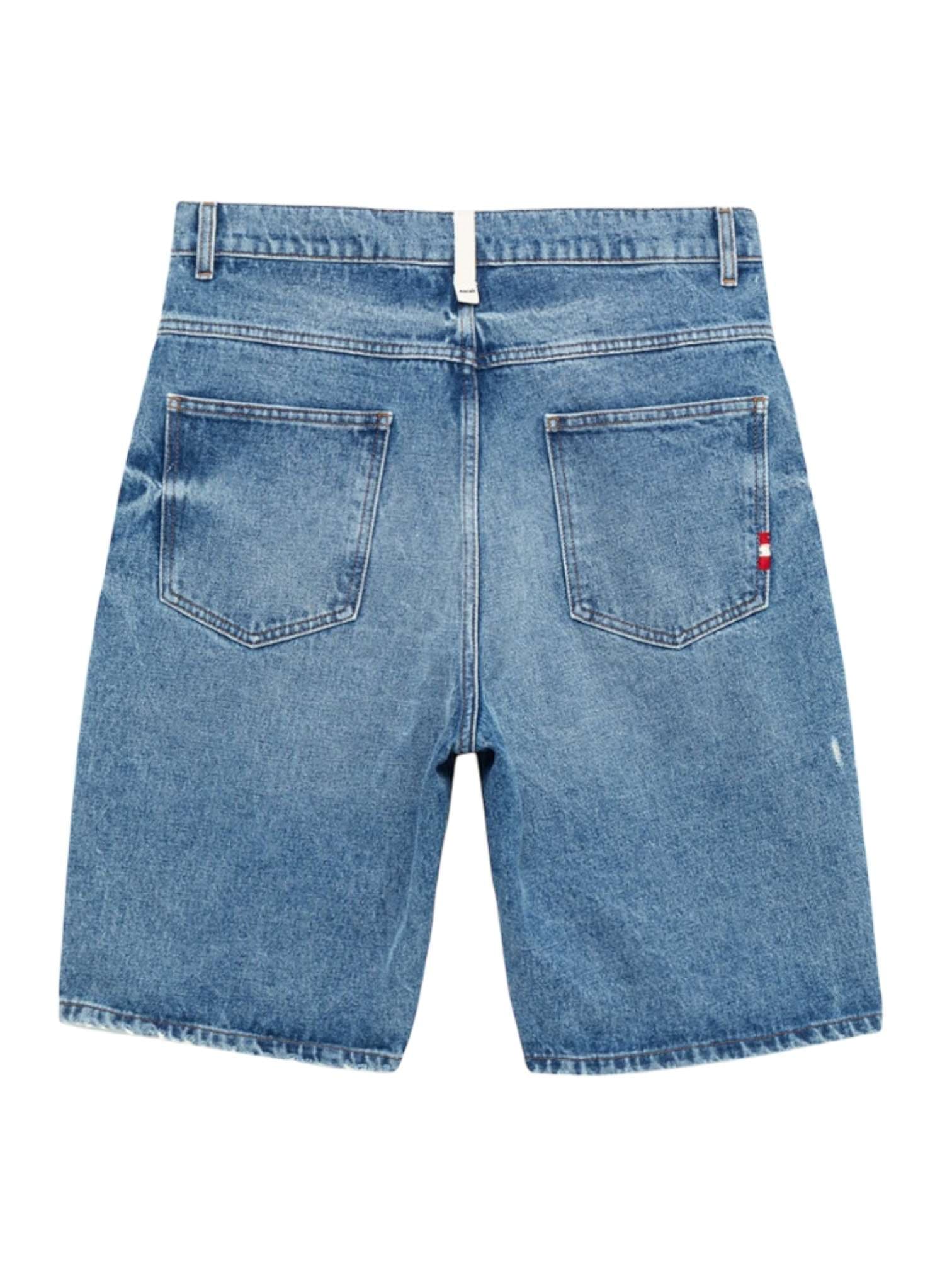 AMISH Amish Supplies Tommy denim shorts bermuda di jeans gamba larga - labrea denim - 2