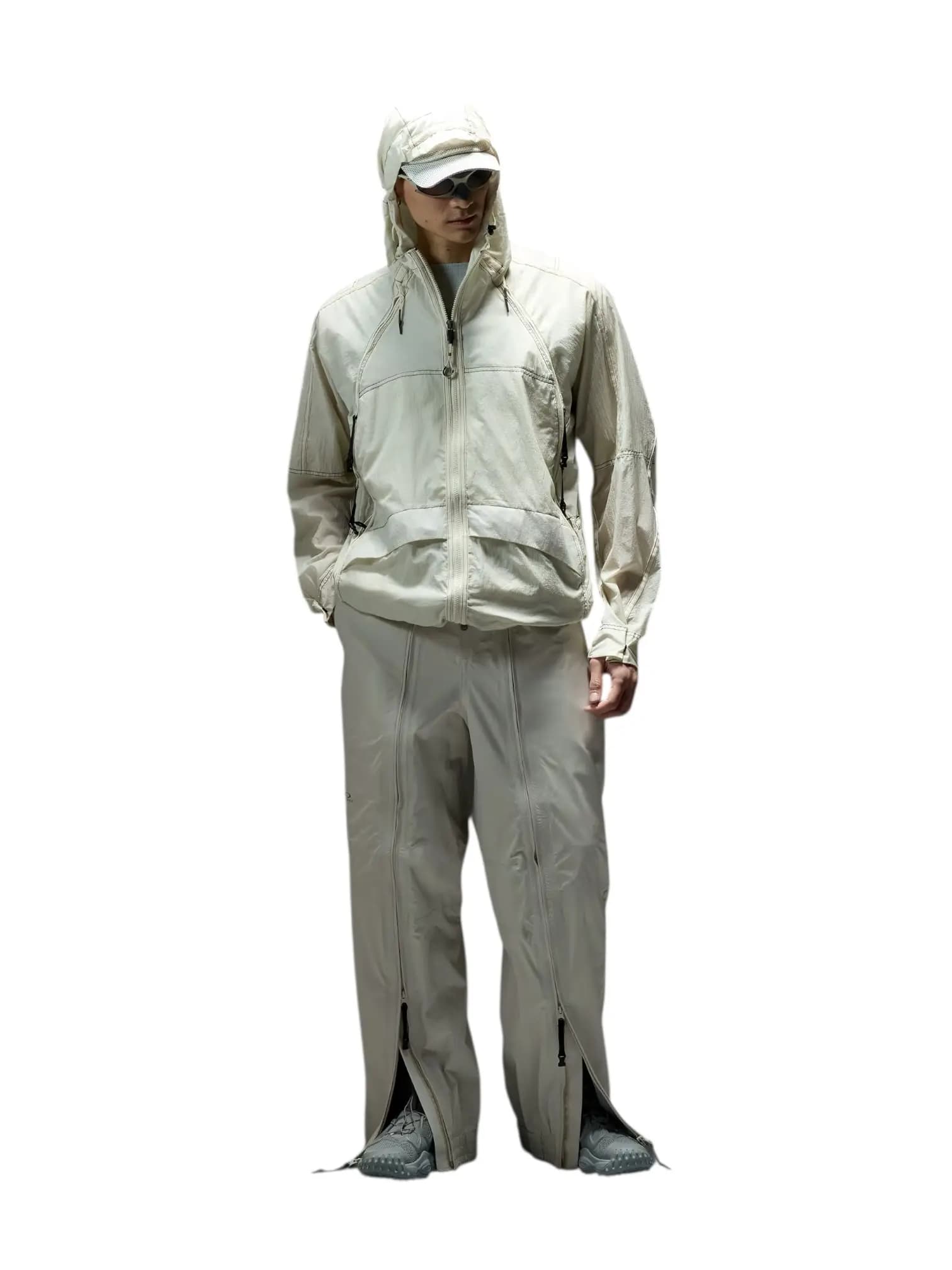 OAKLEY Oakley Latitude veil flow Jacket giacca tecnica estiva con cappuccio - Mist - 3