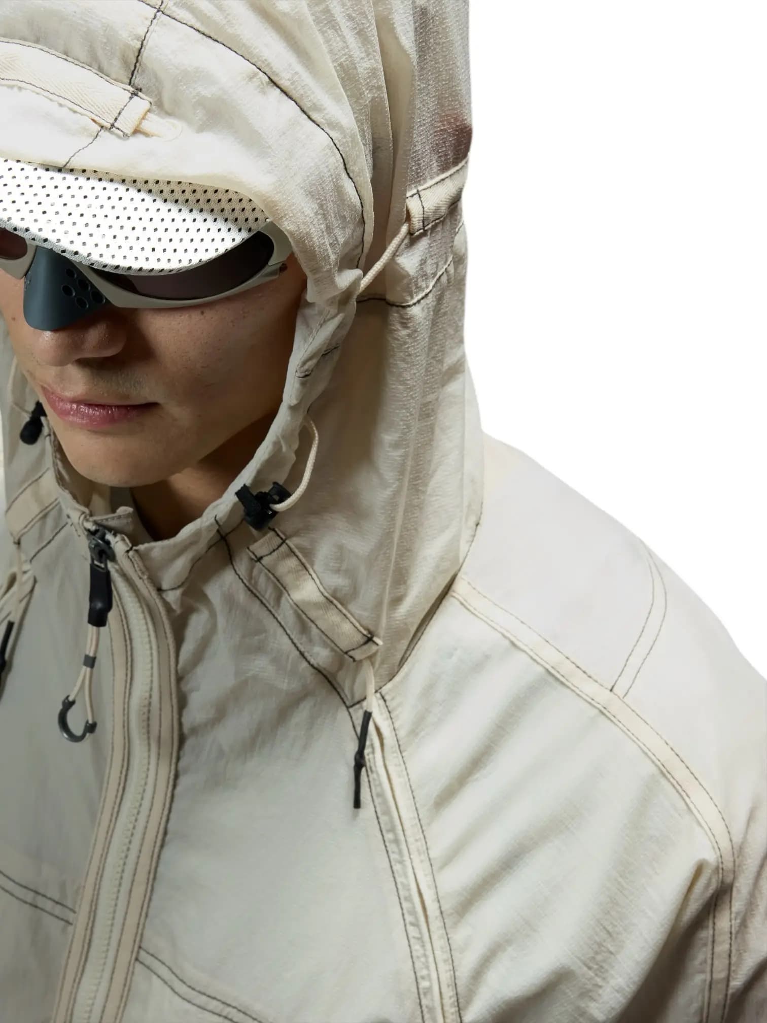 OAKLEY Oakley Latitude veil flow Jacket giacca tecnica estiva con cappuccio - Mist - 6