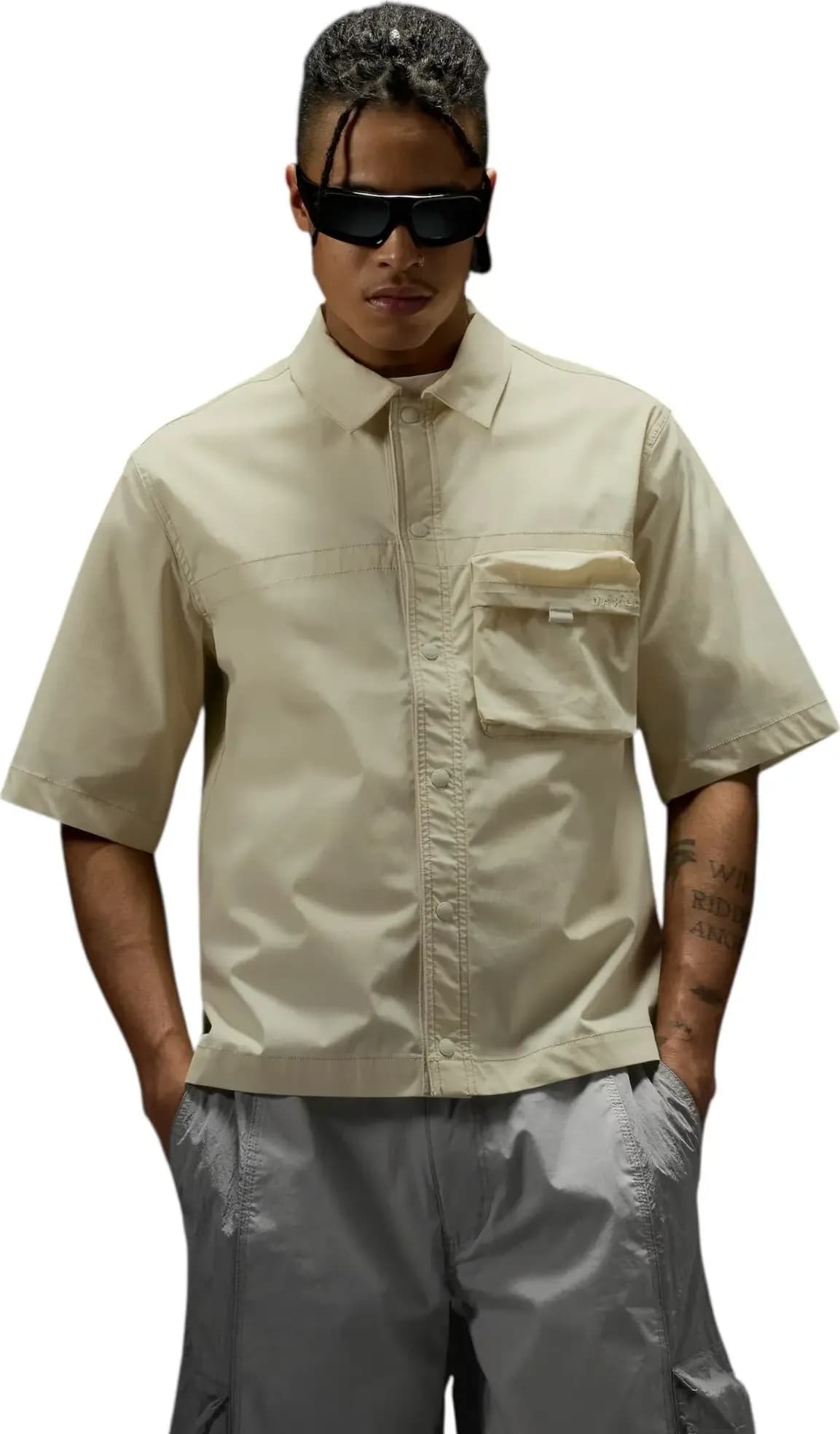 OAKLEY Oakley Reserve momento shirt camicia tecnica maniche corte - Mist - 2