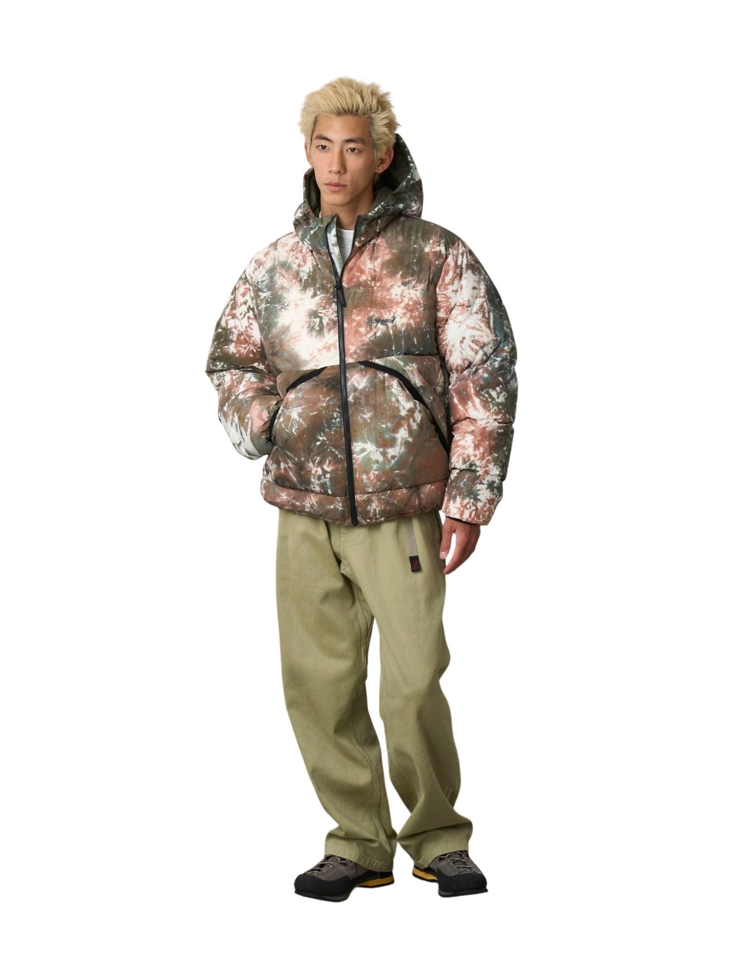 GRAMICCI Gramicci Down puffer hooded jacket piumino invernale con cappuccio - tie dye - 2